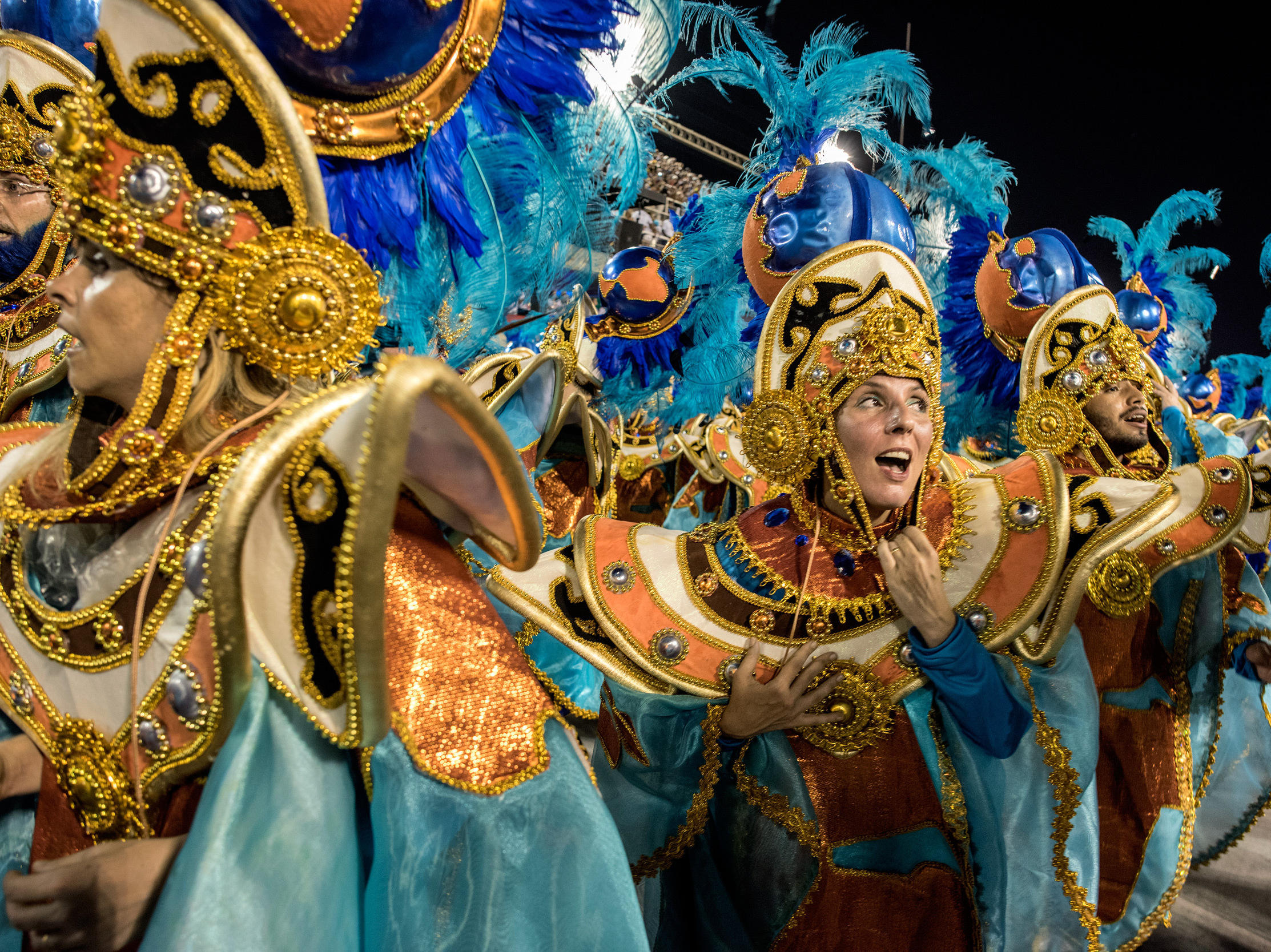 In Rio The Samba Parade Goes On Despite A Wardrobe Malfunction