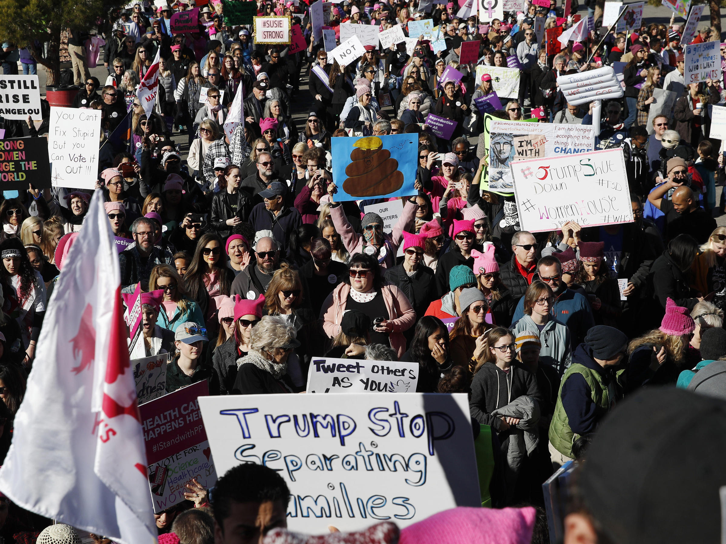 On Anniversary Of Womens March A Las Vegas Rally With A Tighter Focus The Midterms Kuow 