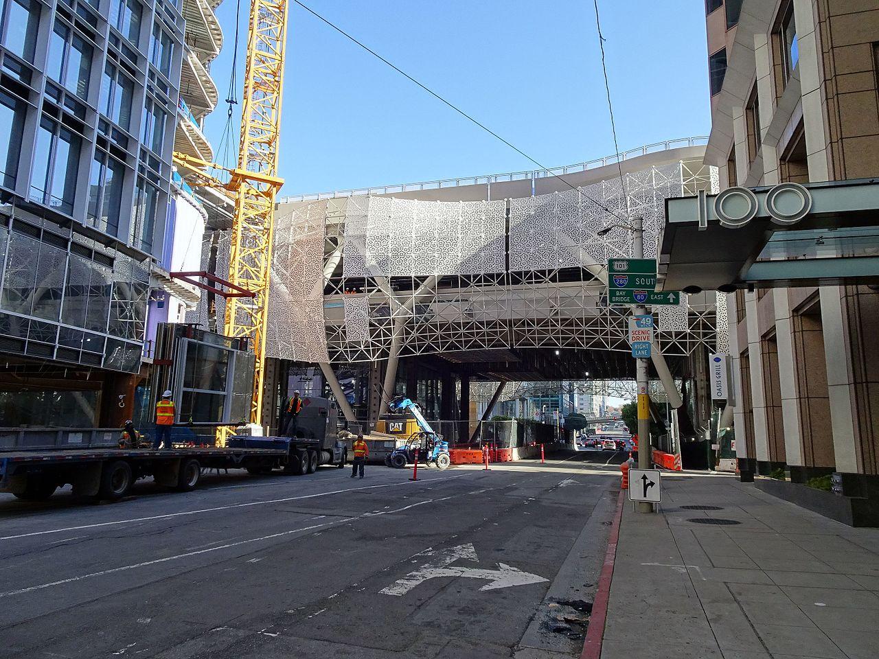 Public transport center. Transbay Transit Center, Сан-Франциско (США).