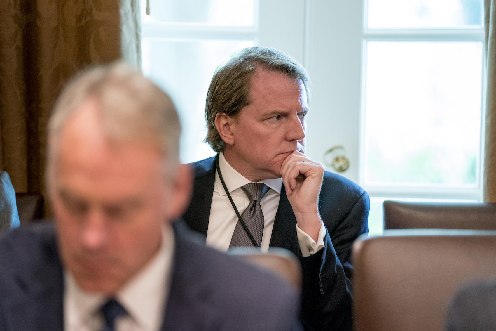white house counsel donald mcgahn attends a cabinet meeting in
