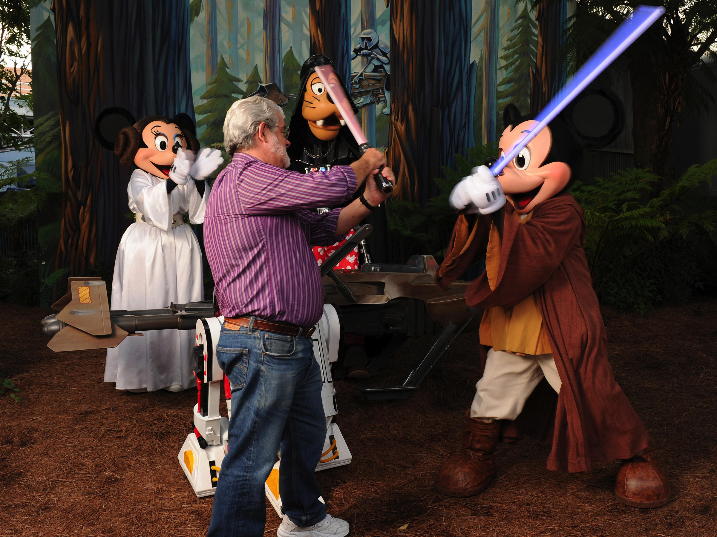 disney mickey lightsaber