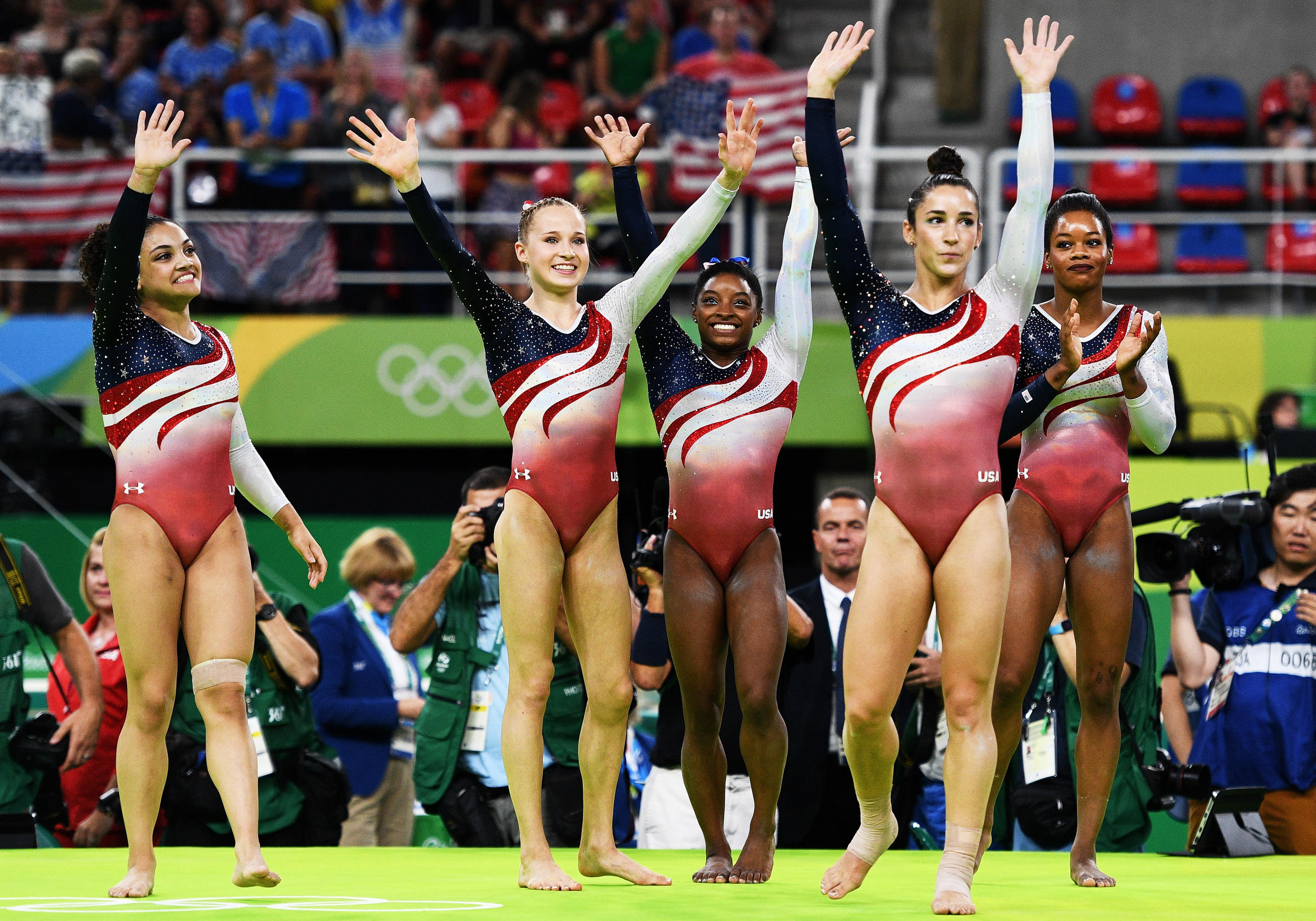 U S Women S Gymnastics Team Wins Gold Medal Live Blog Wutc