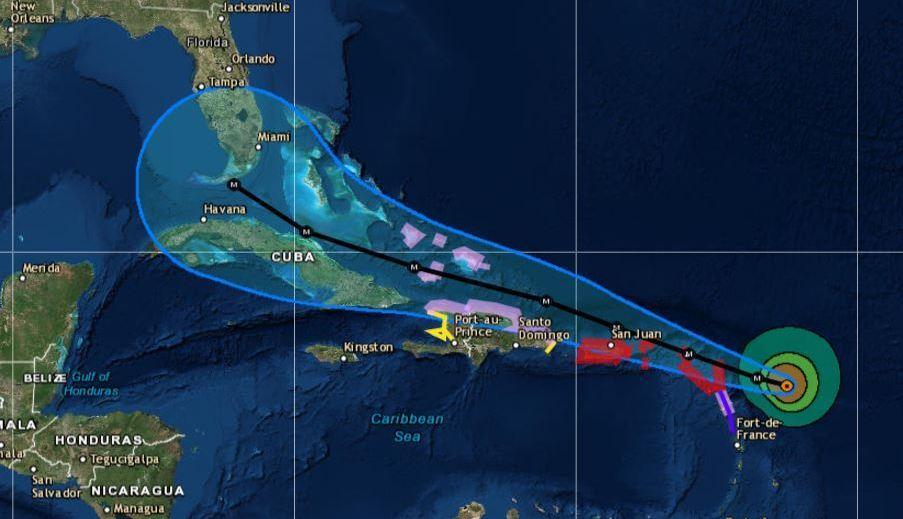 Florida Hurricane Landfall History Map