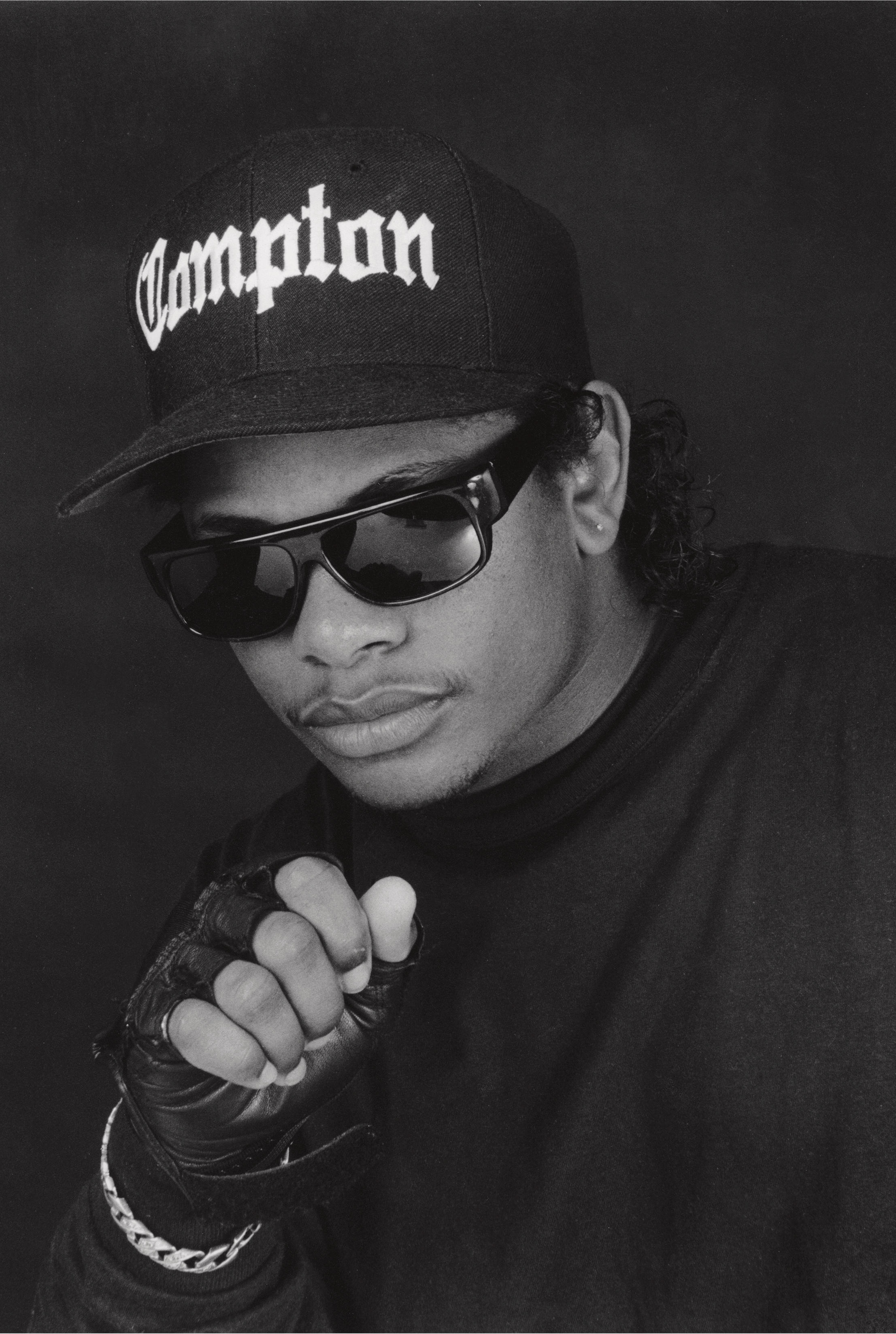 Rodriguez photographed rapper Eazy-E and his group N.W.A. in Burbank, Calif...