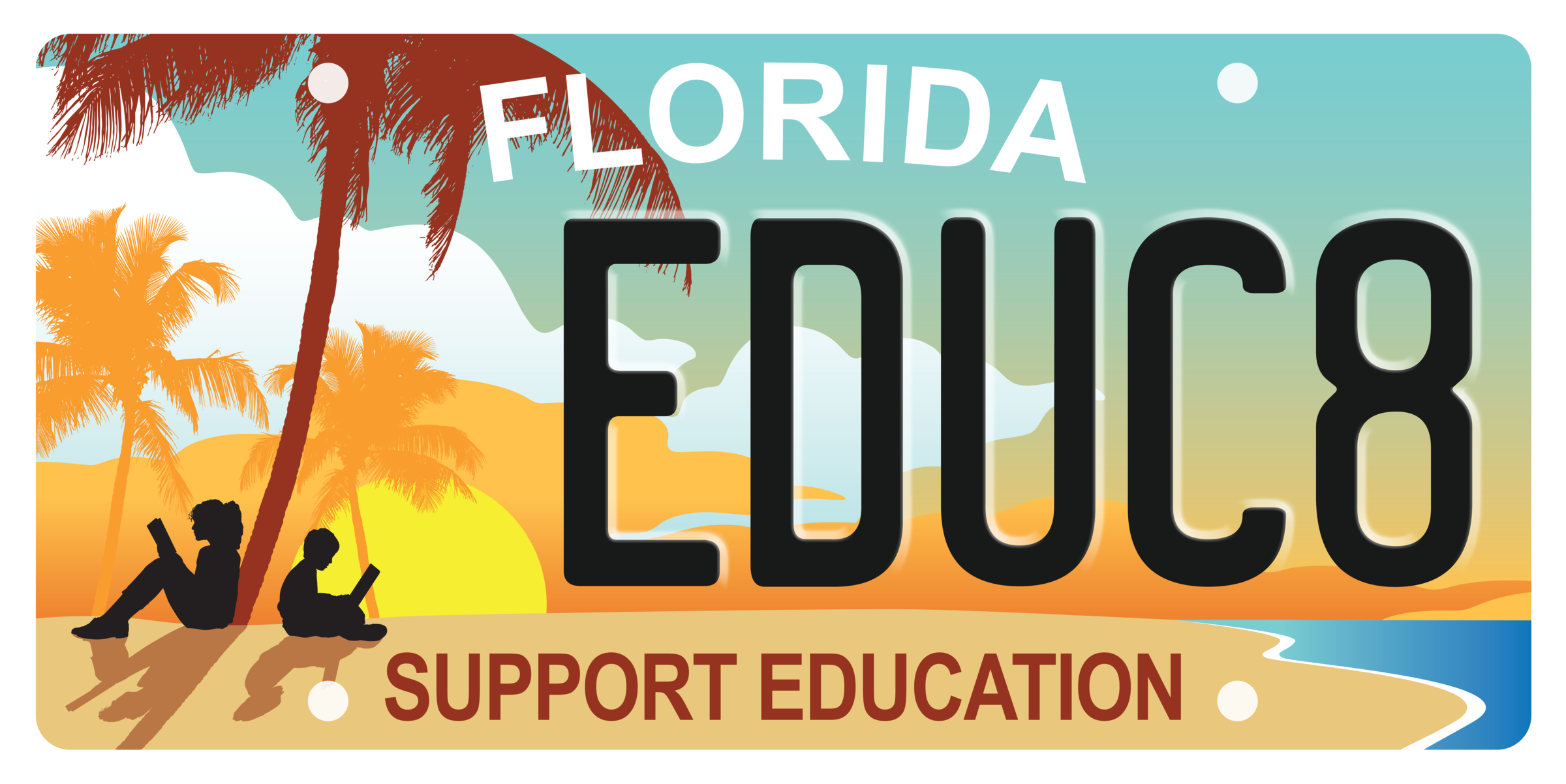 Redesigned Florida License Plate Launched To Support Public Schools