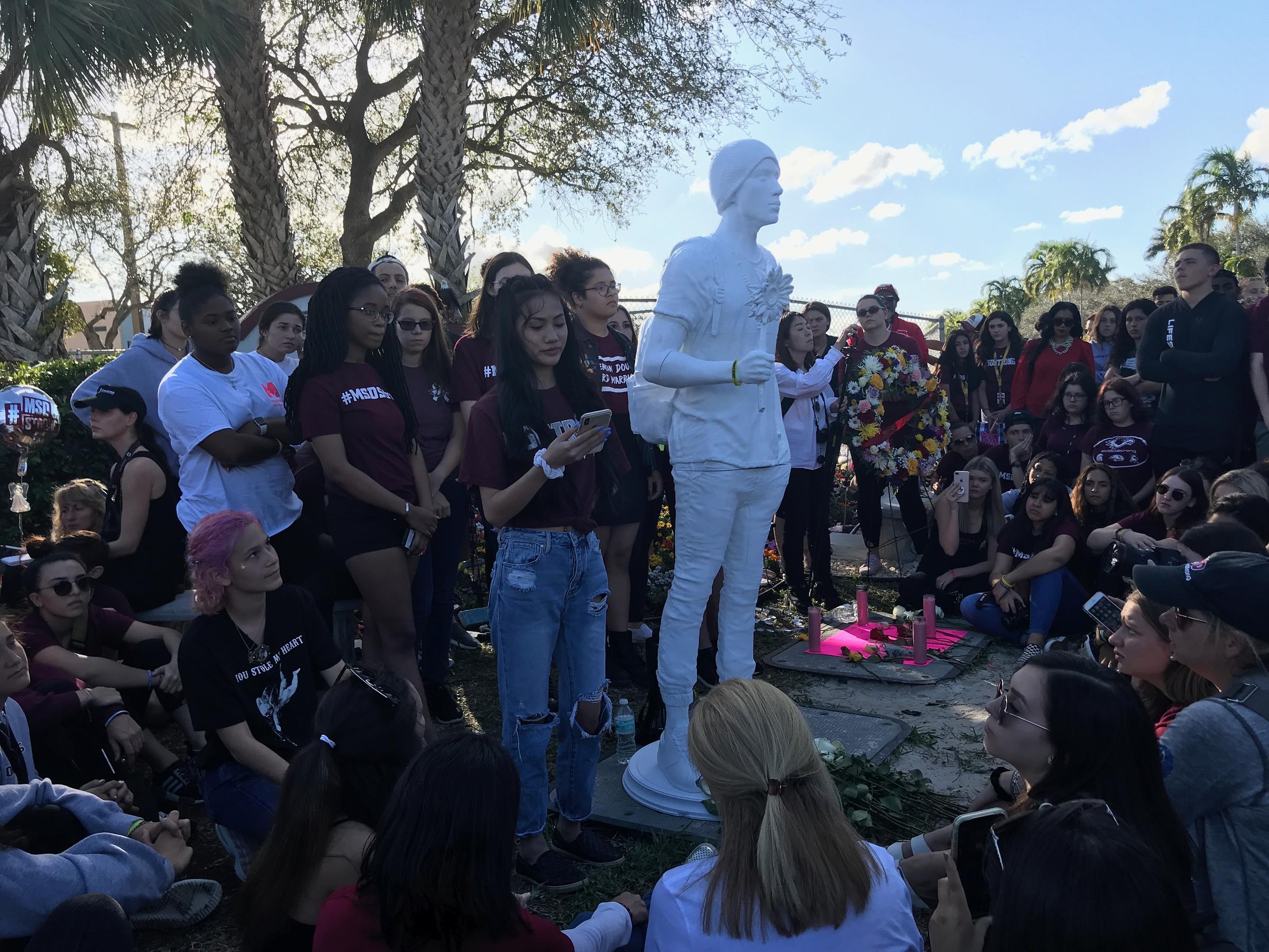 one year after the marjory stoneman douglas high school shooting