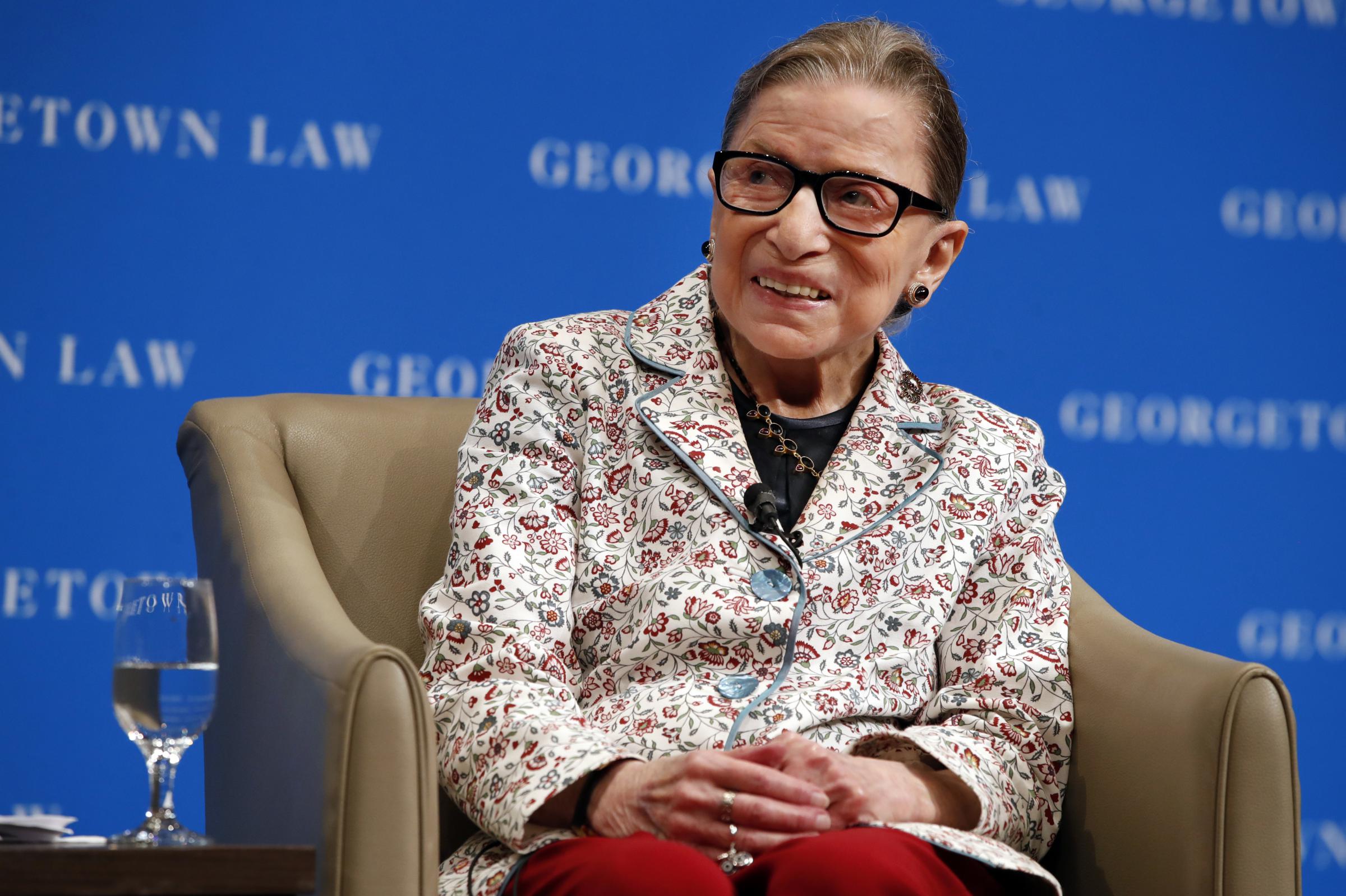 supreme court justice ruth bader ginsburg takes questions from