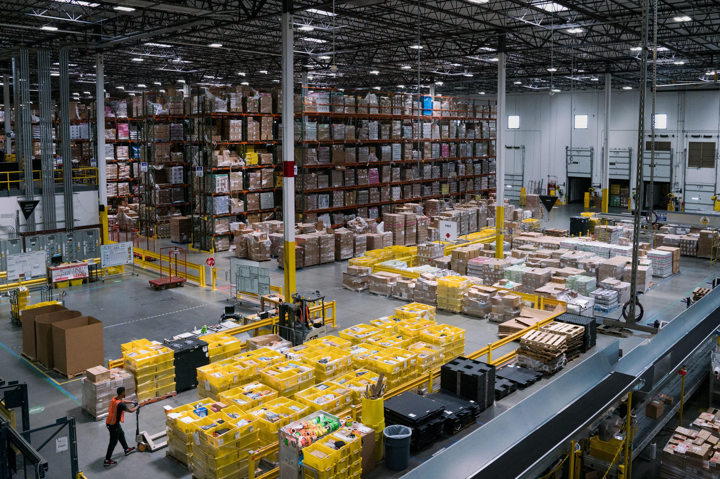 Amazon has built a massive warehousing footprint around the country, includ...