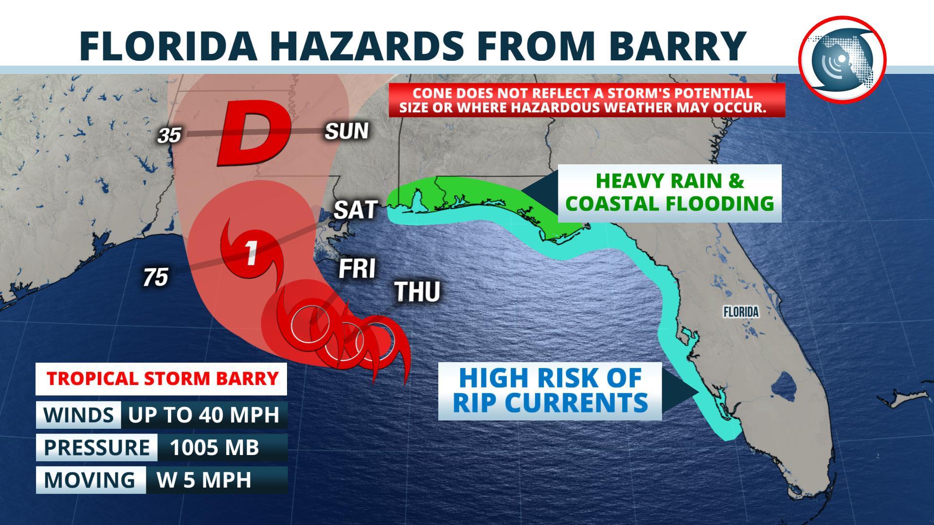 Tropical Storm Barry Forms in the Gulf of Mexico WJCT NEWS