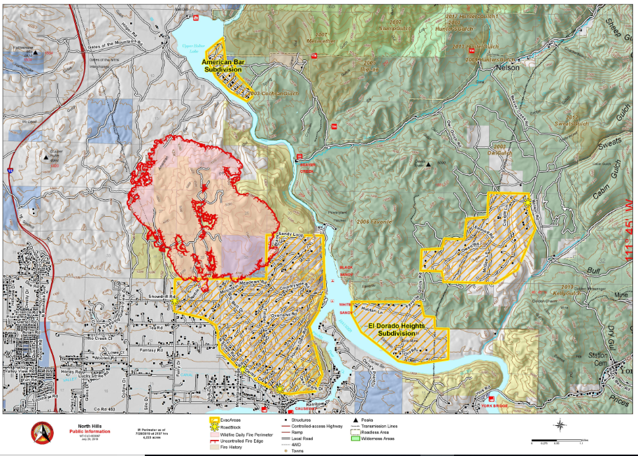 MT Wildfires Map