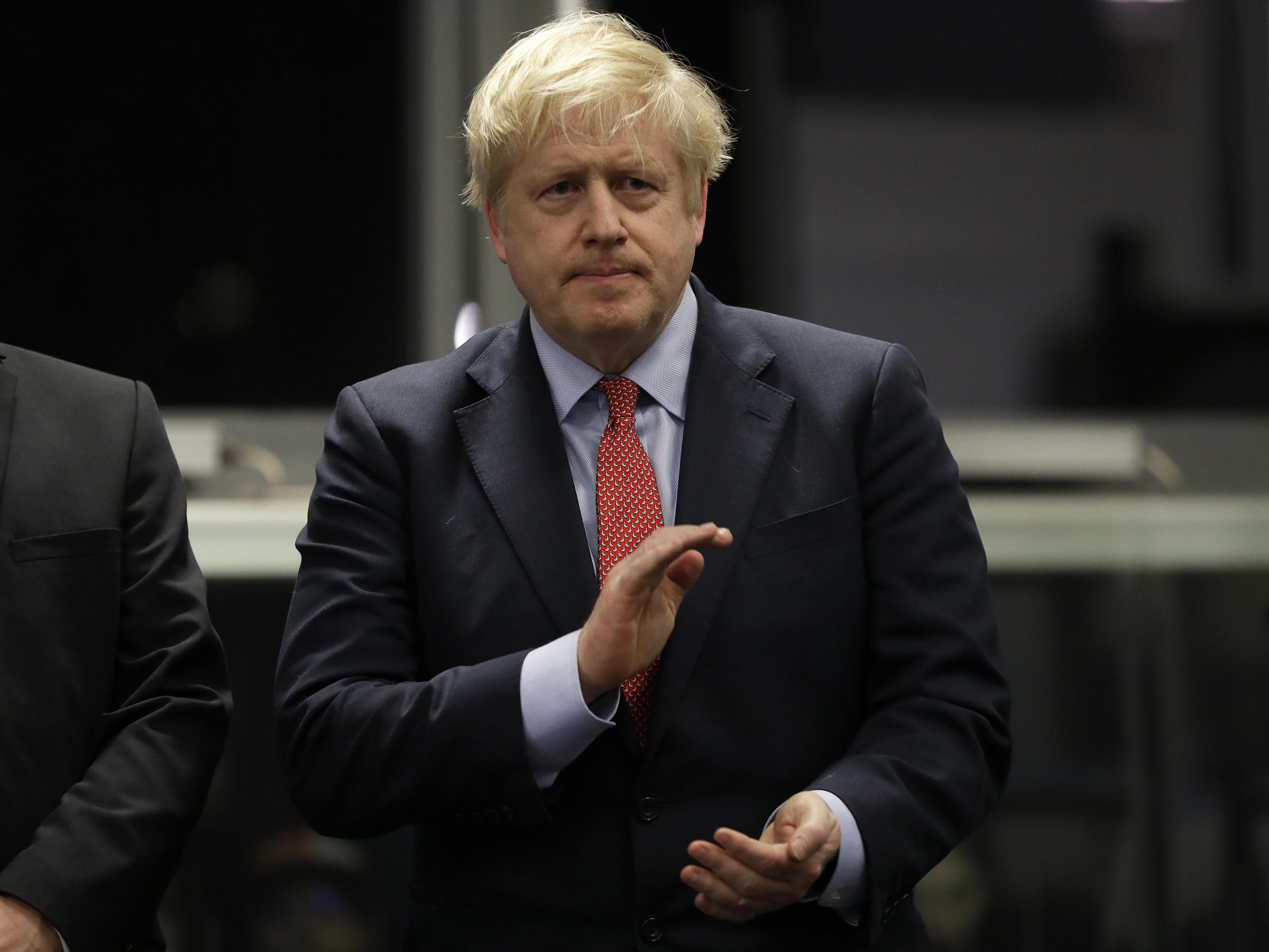 boris johnson and conservative party win large majority in