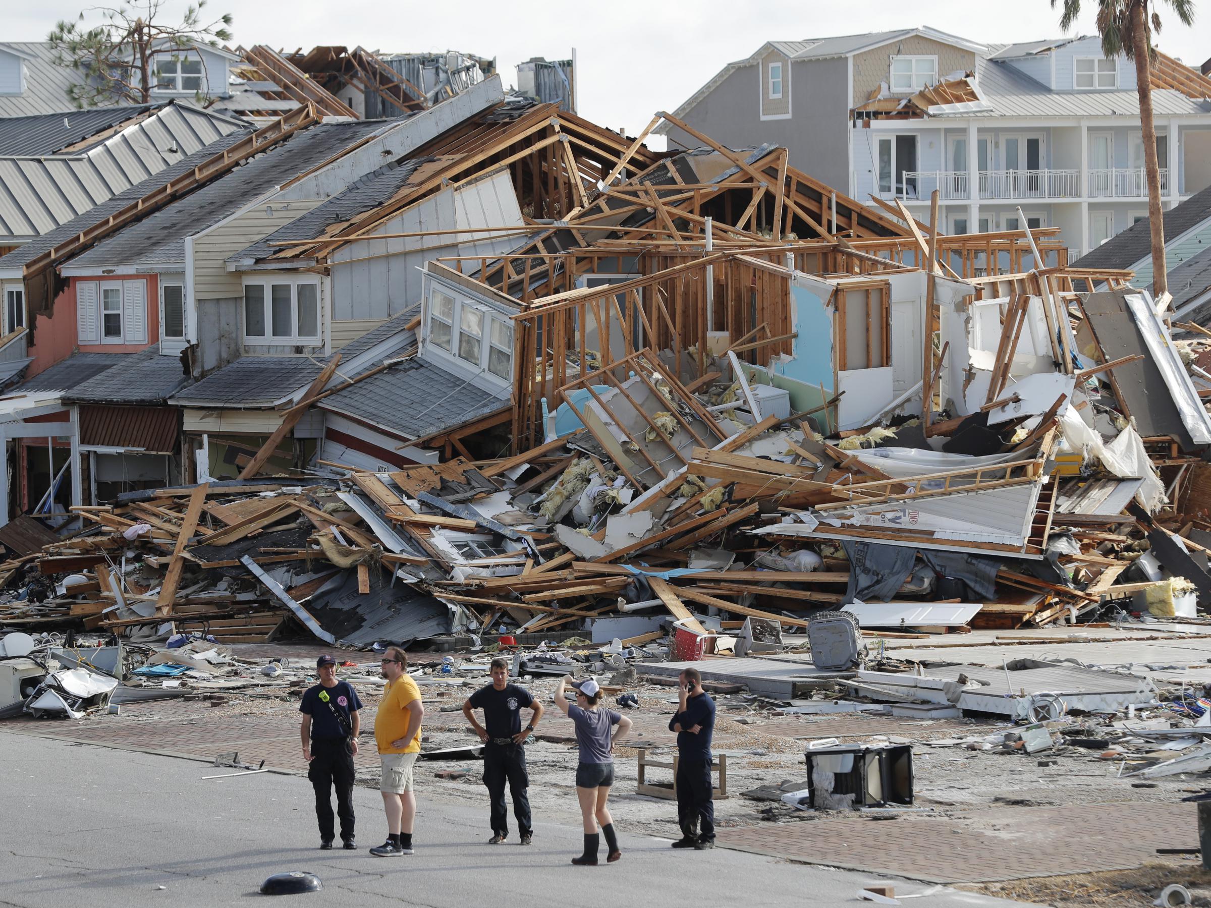 Recovery Work Begins After Hurricane Michael Carves Through