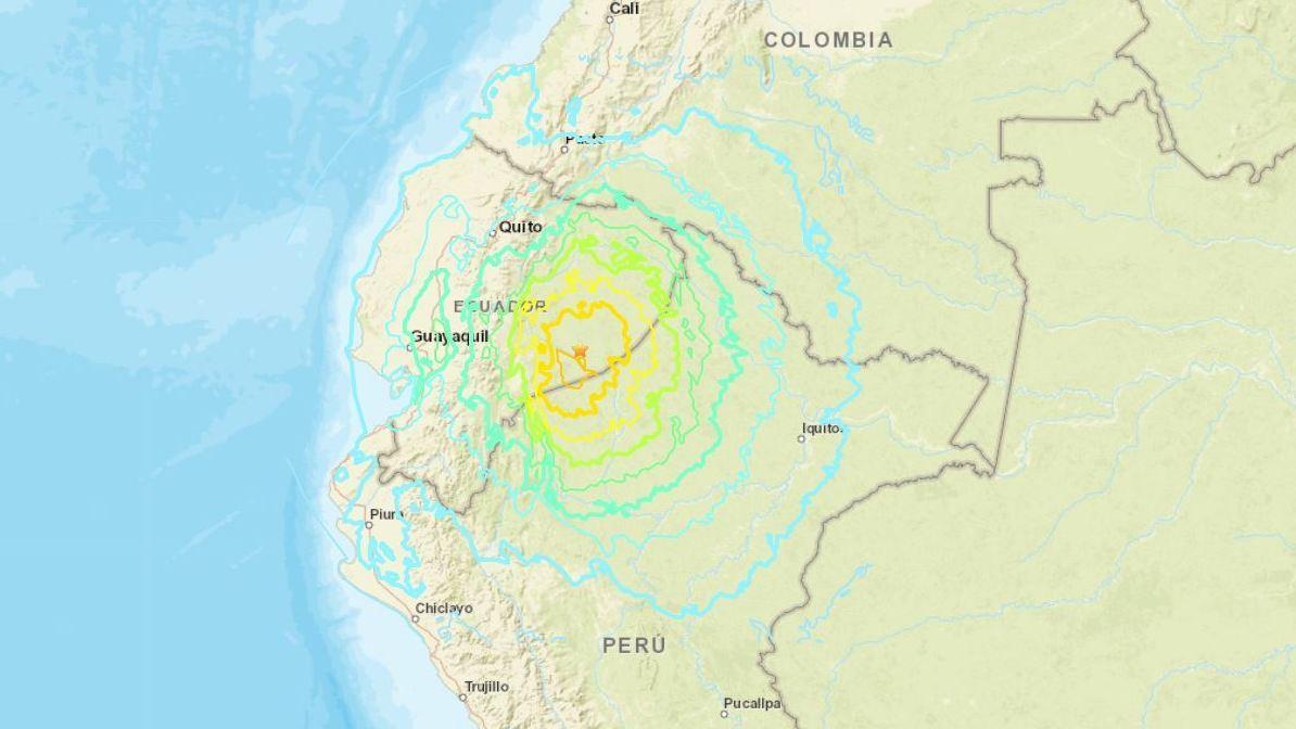 7 5 Magnitude Earthquake Strikes Near Ecuador S Border With Peru Wamc