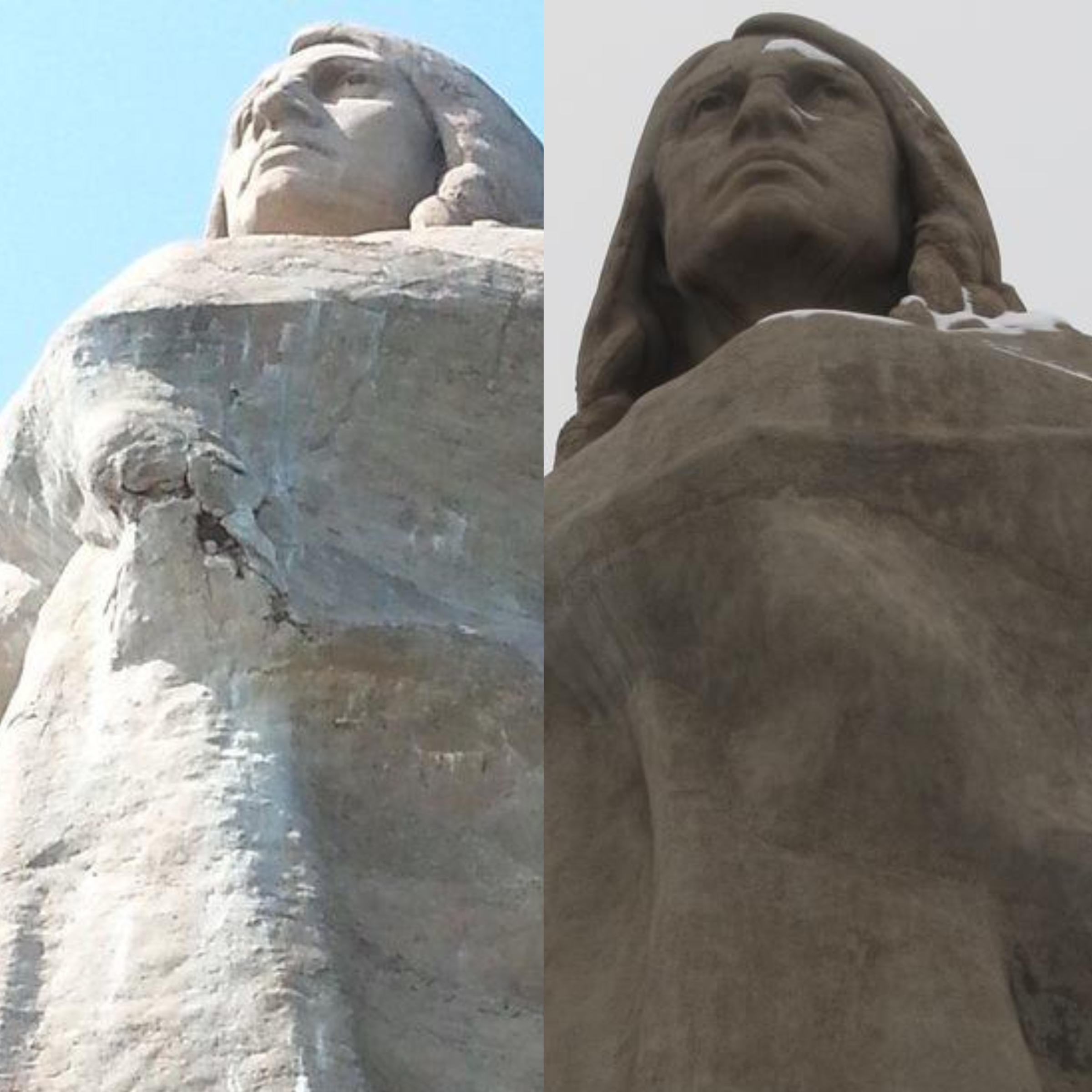 Photo Update Restored 'Black Hawk' Statue Unveiled Peoria Public Radio