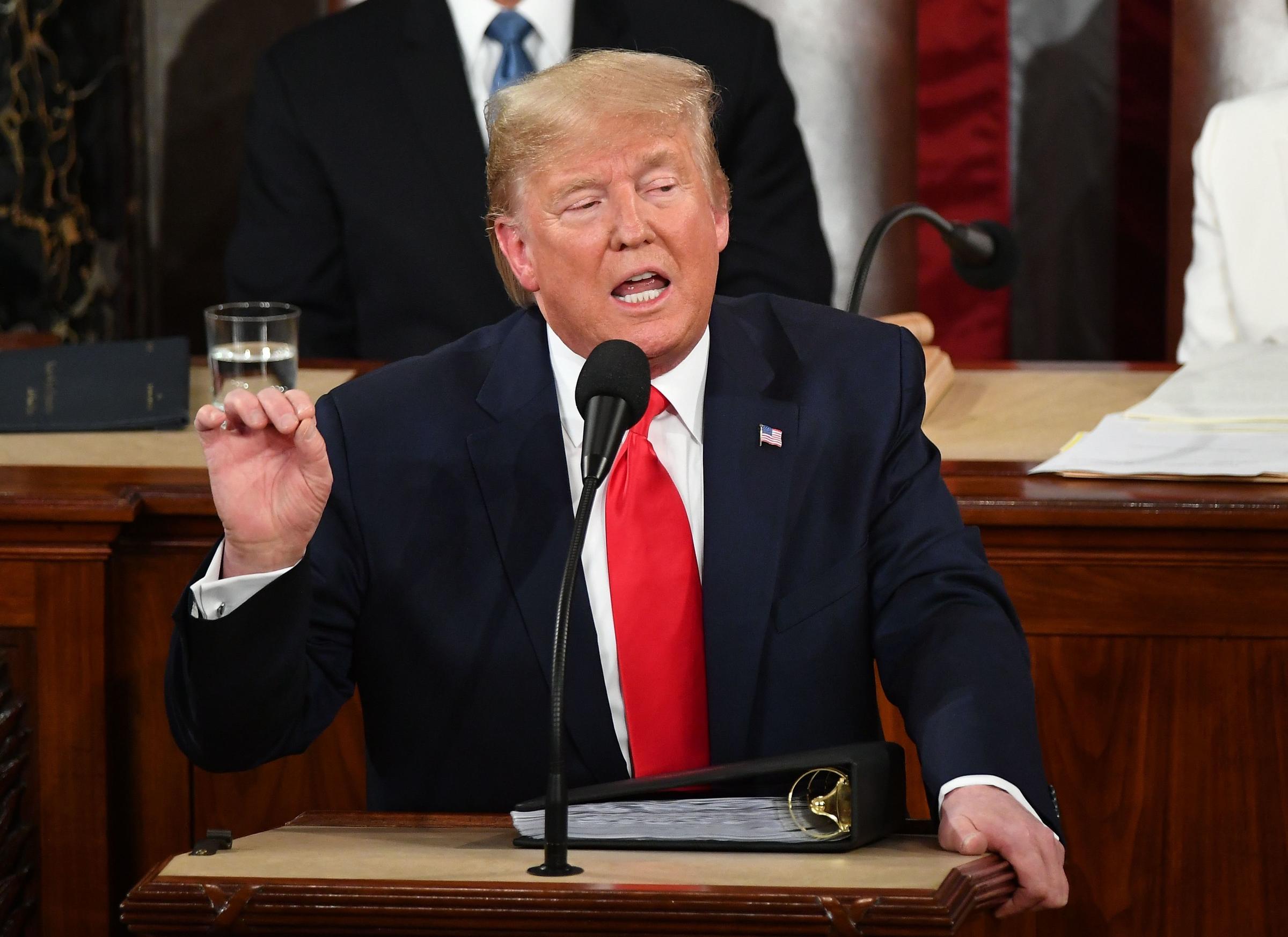 FACT CHECK Trump Delivers State Of The Union To Tense, Partisan