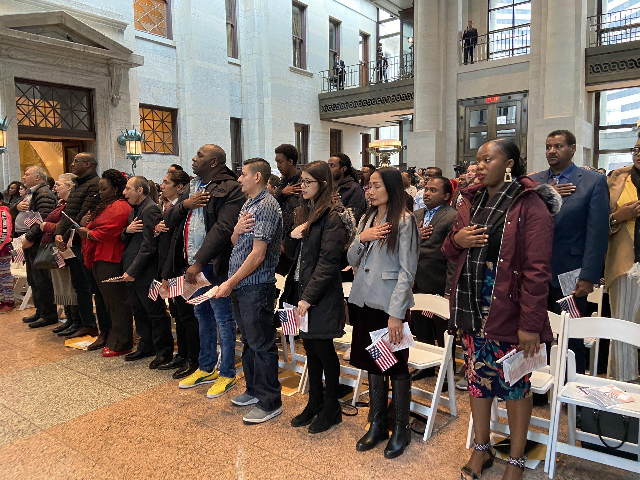 More Than 200 Ohioans Become U.S. Citizens In Statehouse Ceremony | WVXU