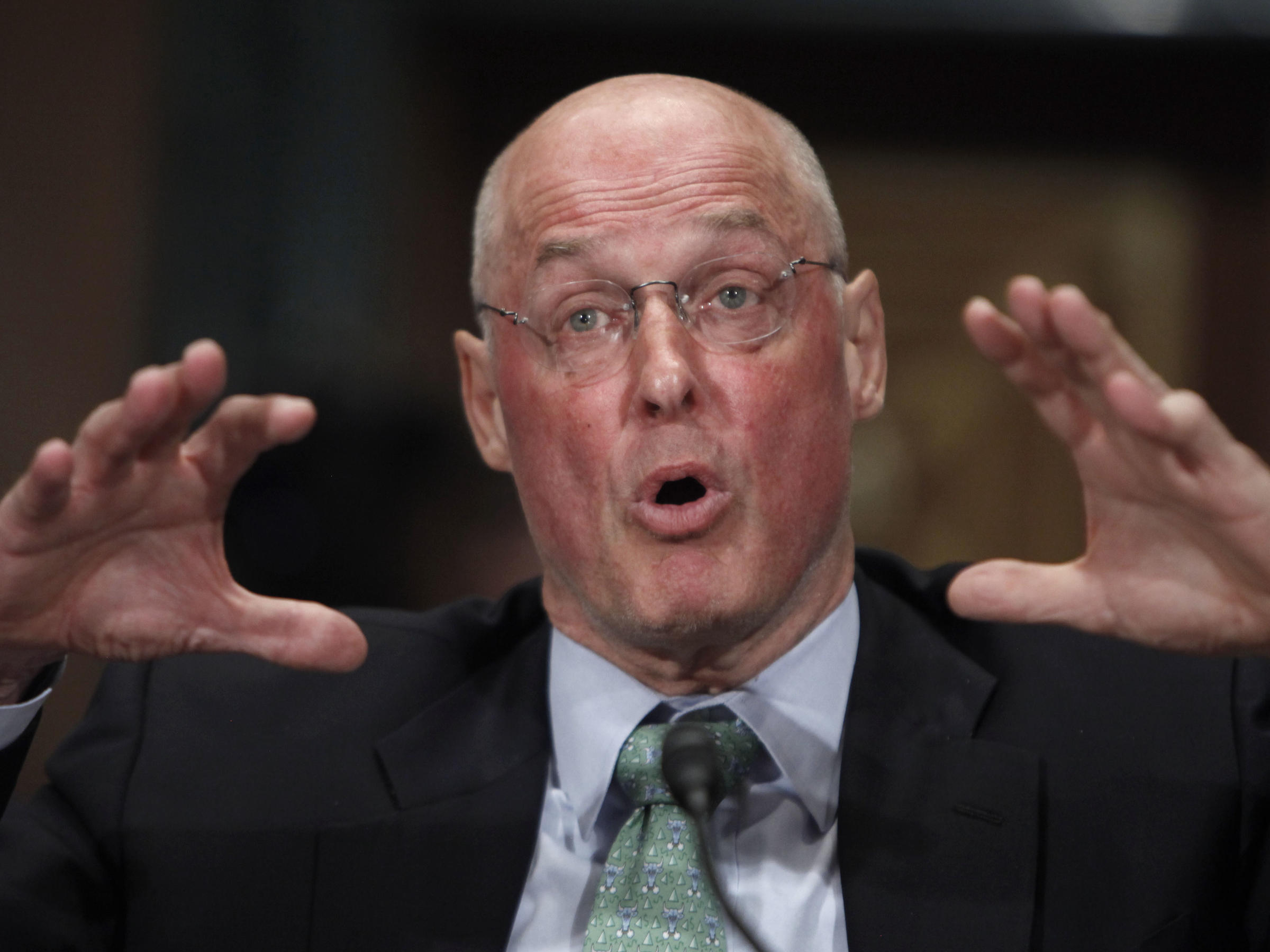 henry paulson, who served as treasury secretary during the 2008