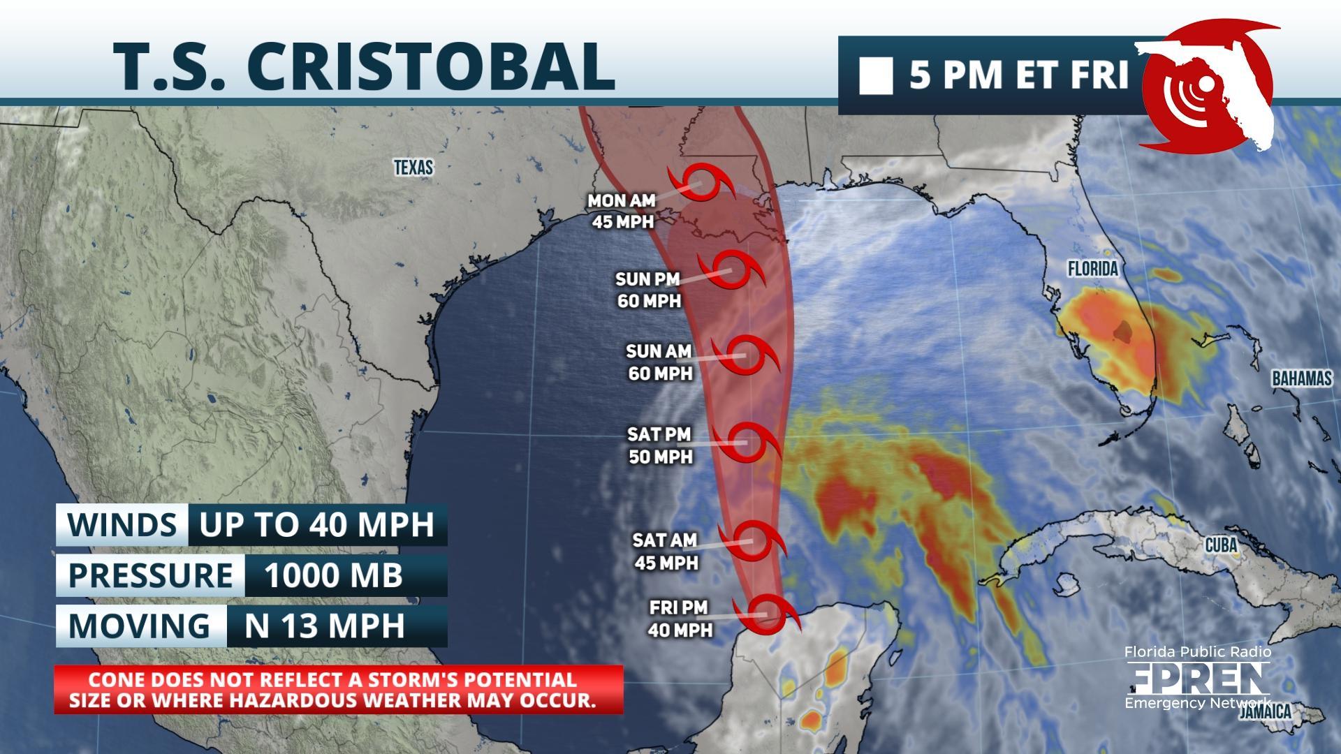 Tropical Storm Warning Issued for Emerald Coast, Storm Surge Watch