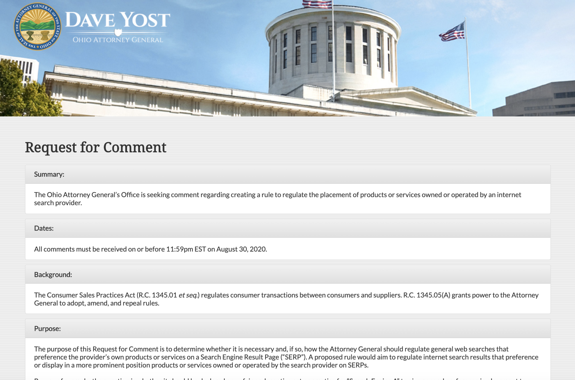 Does Google Need To Have A Disclaimer? Ohio's Attorney General Wants