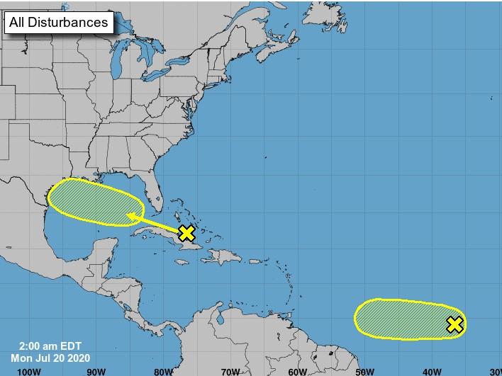 National Hurricane Center Watching Two Tropical ...