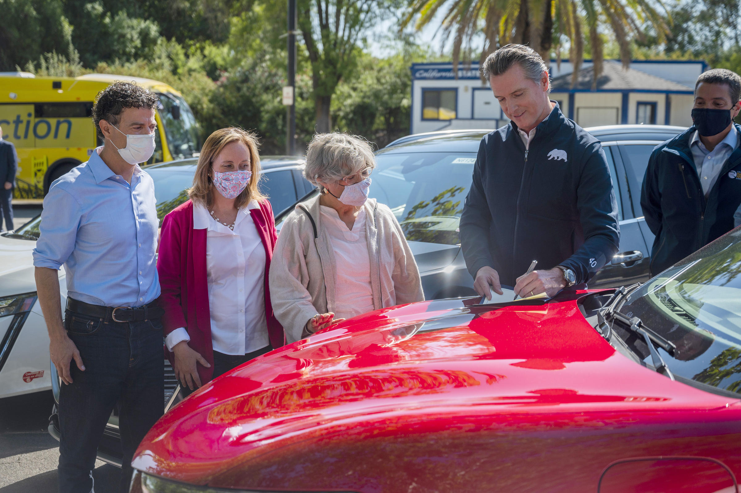 California Gov. Newsom Calls Transition To Electric Cars An 'Economic