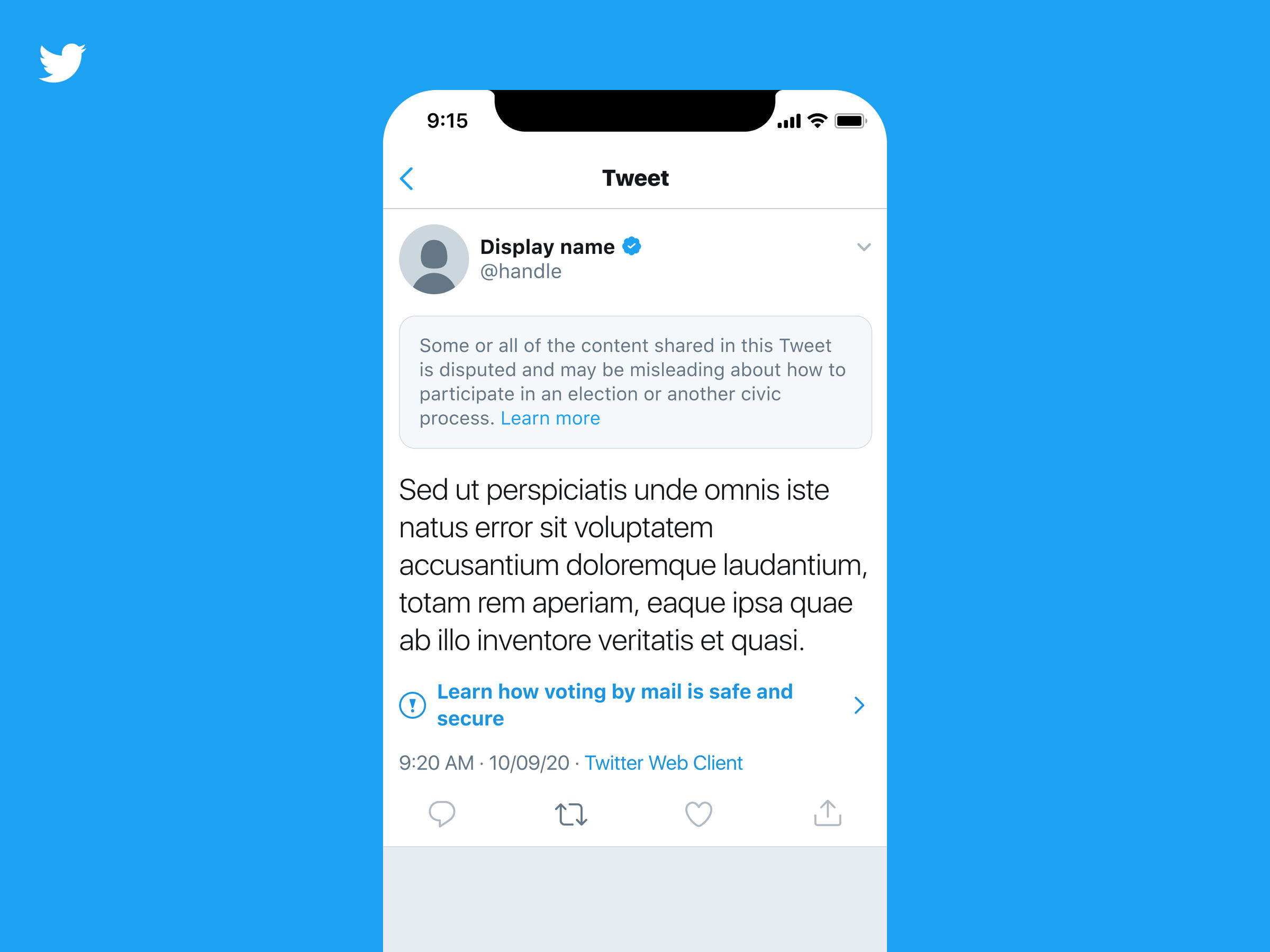 Twitter Expands Warning Labels To Slow Spread of Election