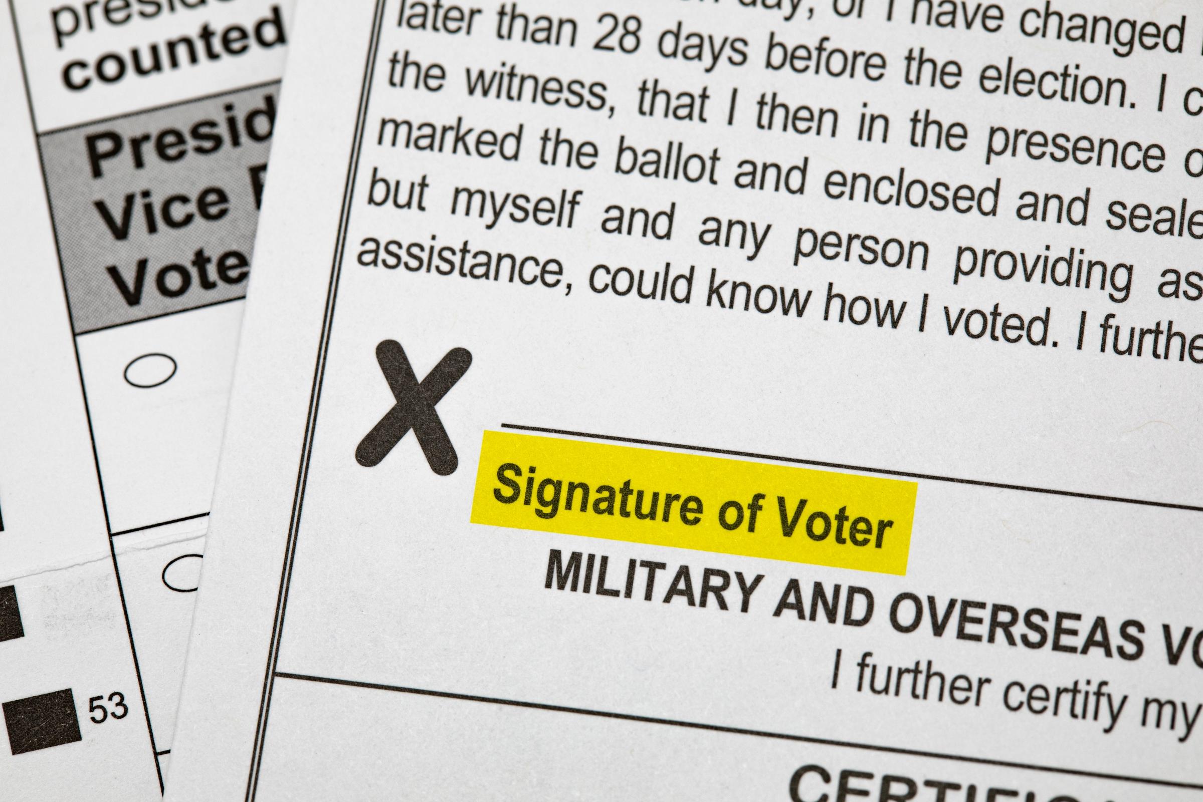 How Does An Ohio Board Of Elections Verify The Signature On A Ballot