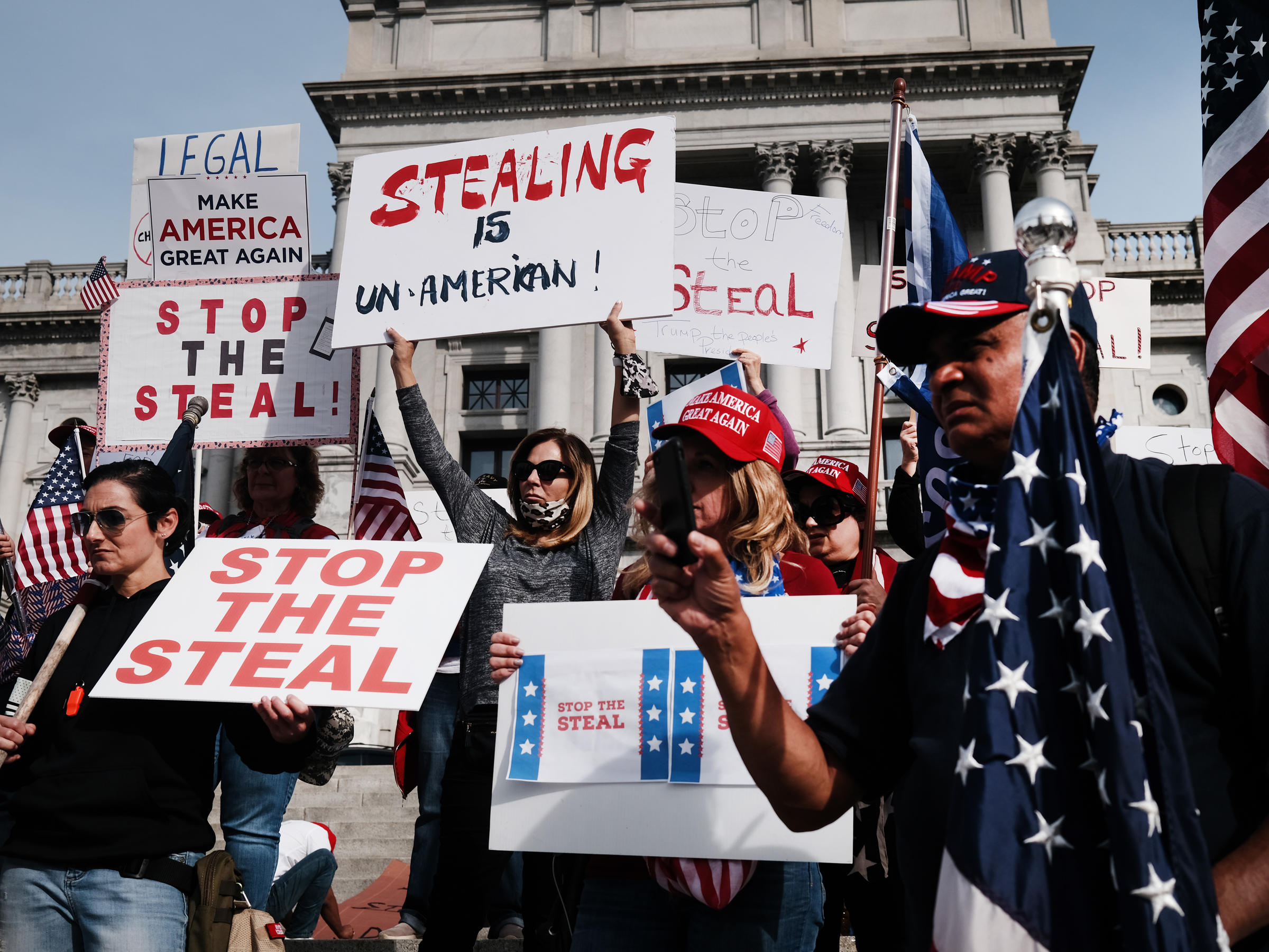 Voting Fraud Protest