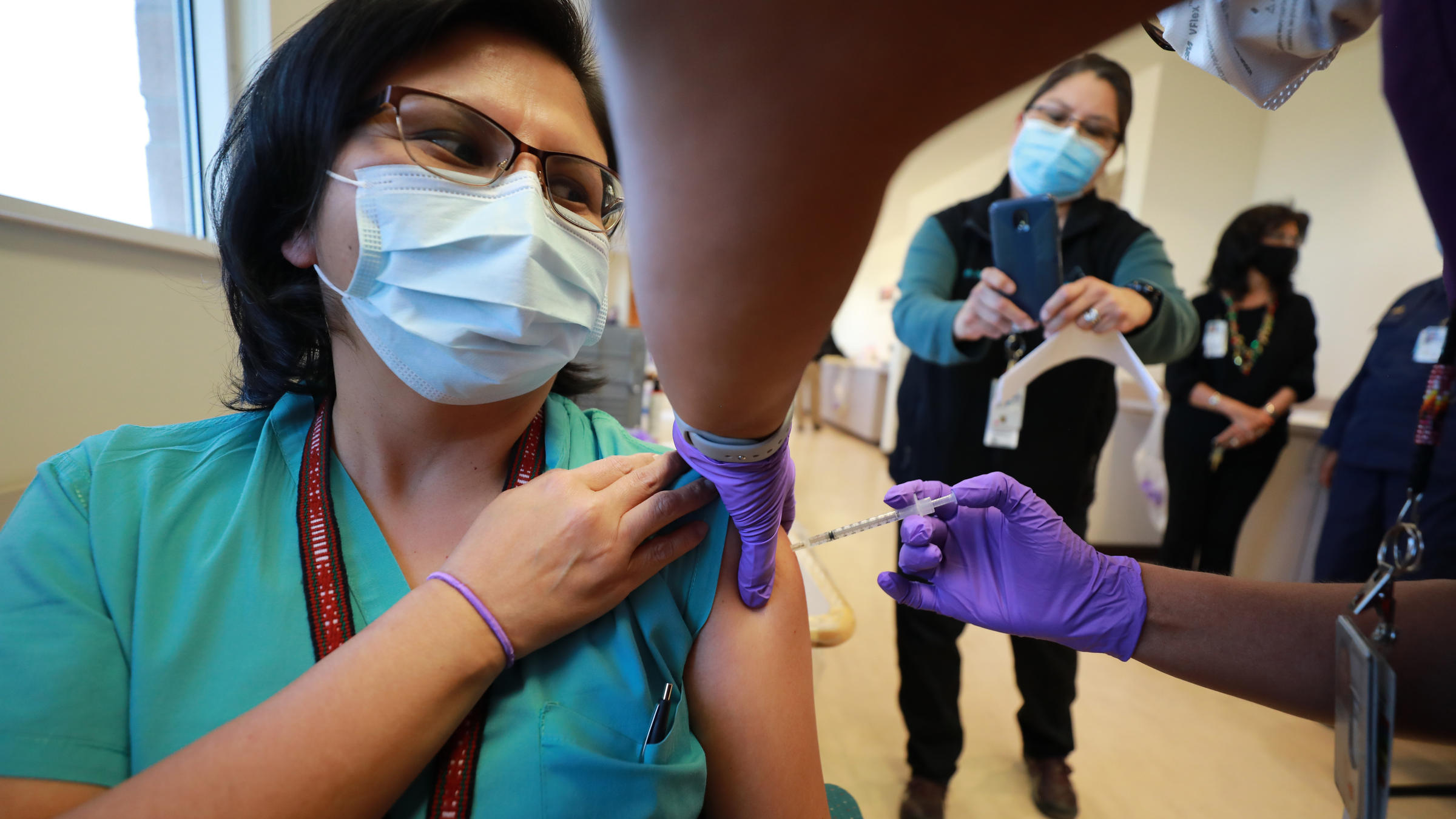 First Coronavirus Vaccine Doses Administered In Hard Hit Indigenous Communities Michigan Radio