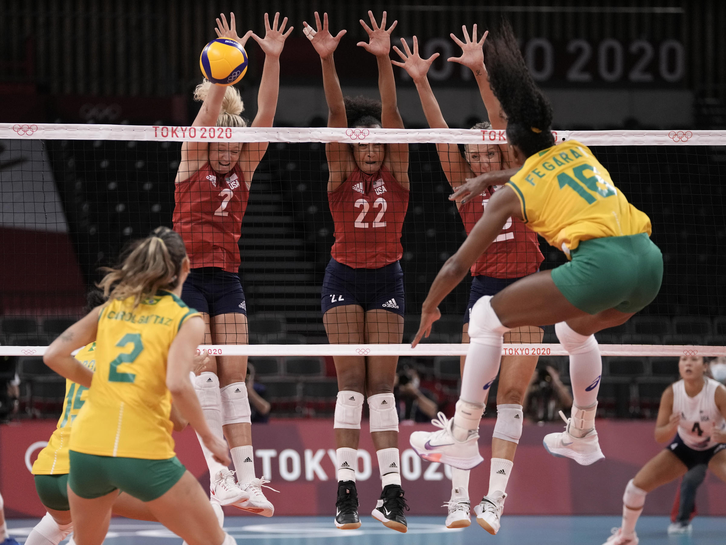 U.S. Women's Volleyball Team Wins First Ever Olympic Gold Medal | KNAU ...