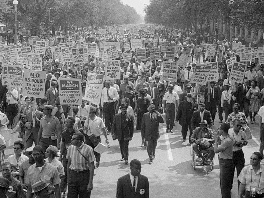 Thousands Gather For March On Washington To Demand Police Reform And 