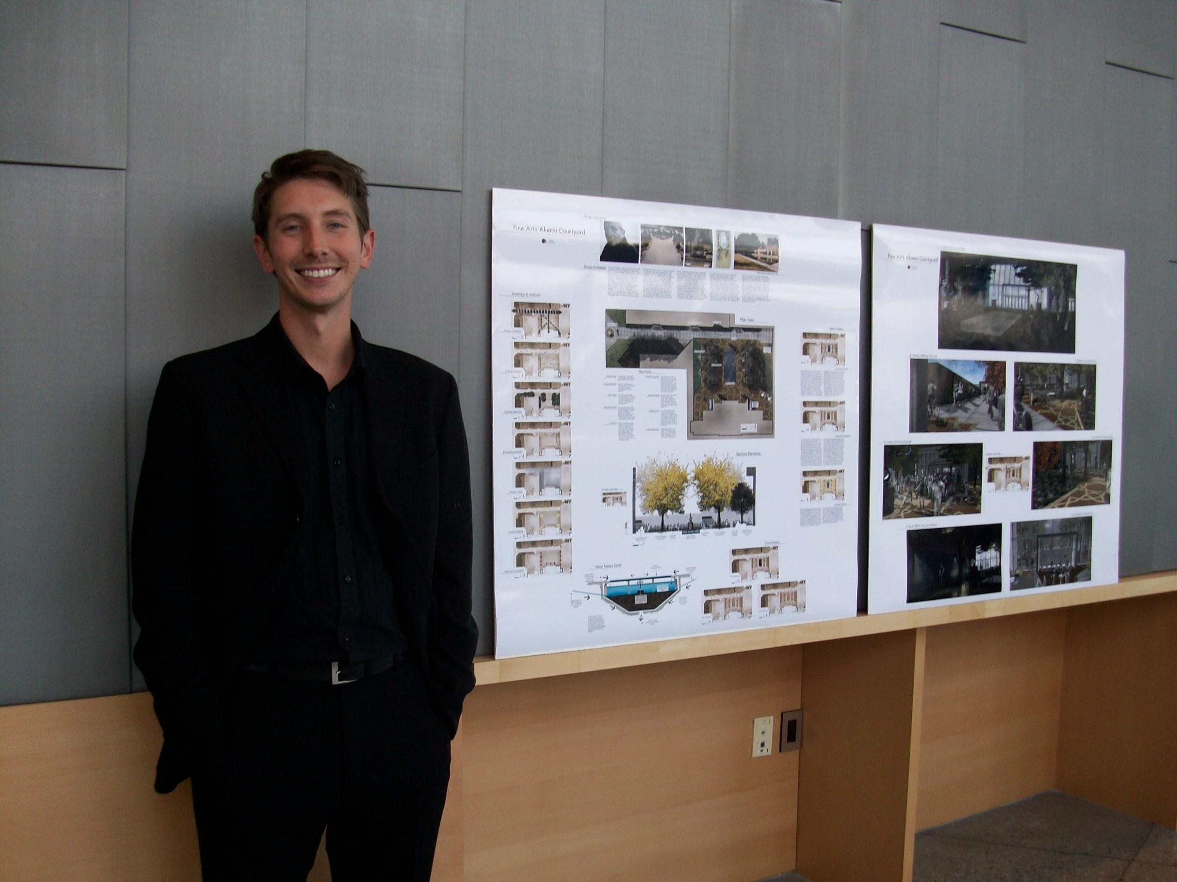 Students Present Final Designs For Caine College Courtyard Upr