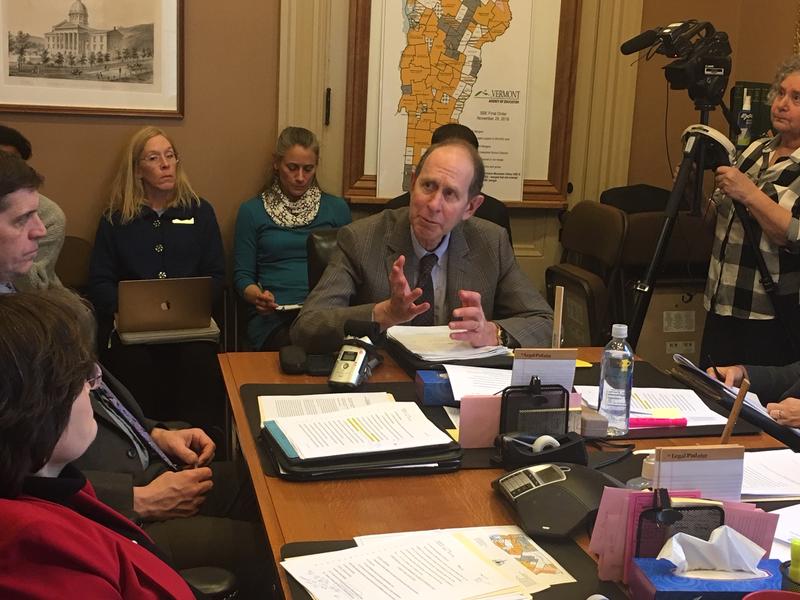 vermont health commissioner mark levine speaks to senate