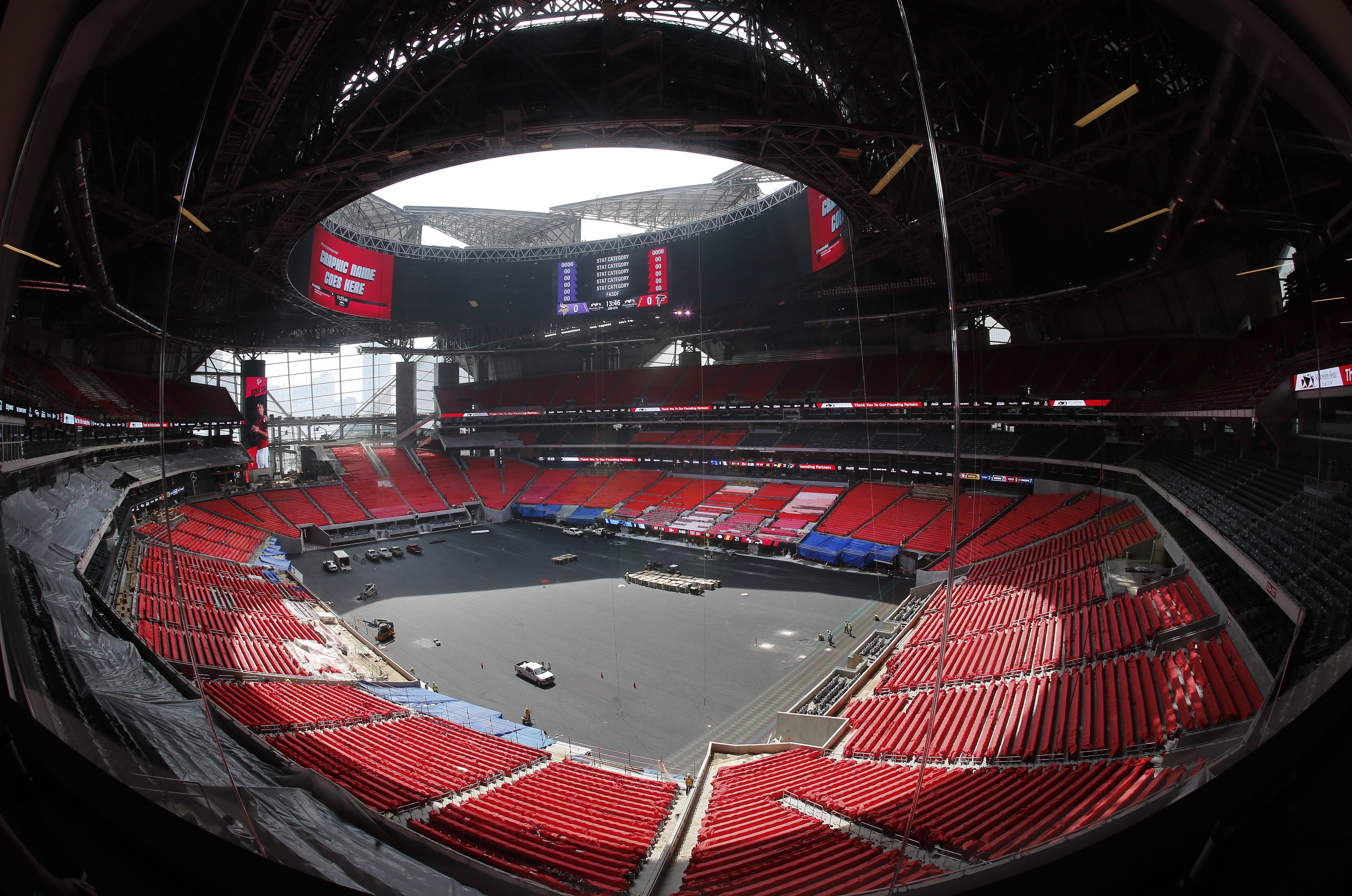 Mercedes Benz Stadium To Open In August But Roof To Stay Closed Wabe 90 1 Fm