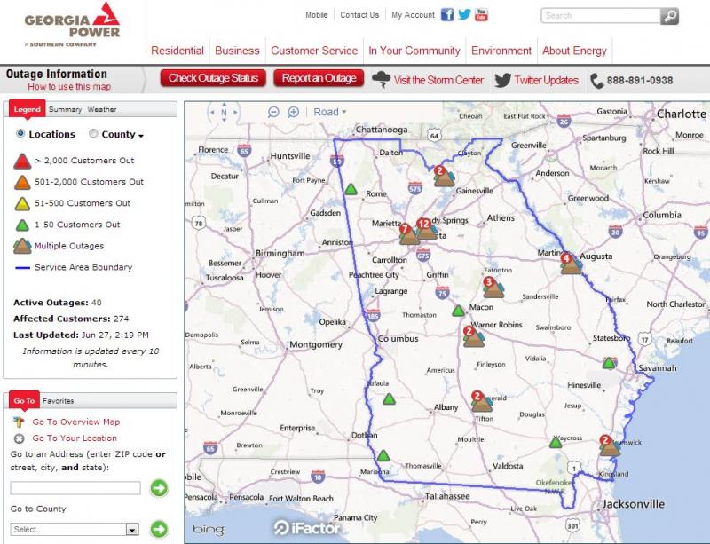 Power Outages Continue To Drop In Georgia After Irma Wabe 90 1 Fm