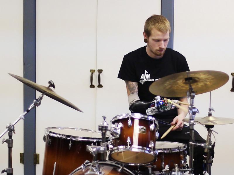  maybe superhuman robotic prosthetic drumming at georgia tech wabe 90 1 fm