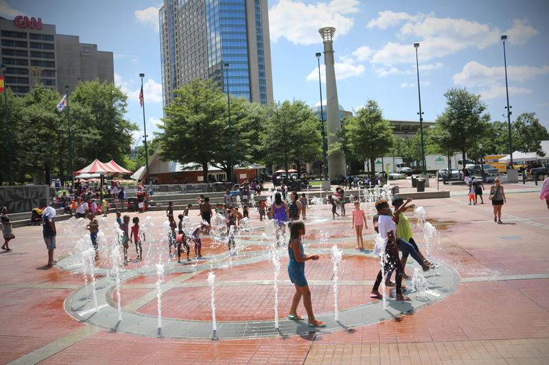 Centennial Olympic Park Brings Back Adopt-A-Brick Campaign | WABE 90.1 FM