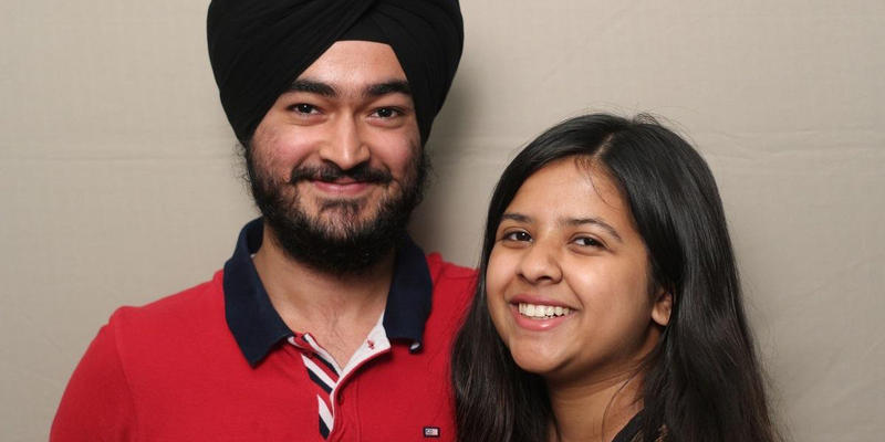 Ishbir Singh and Maithili Appalwar talked about Singh's experience studying abroad in the StoryCorps Atlanta booth.