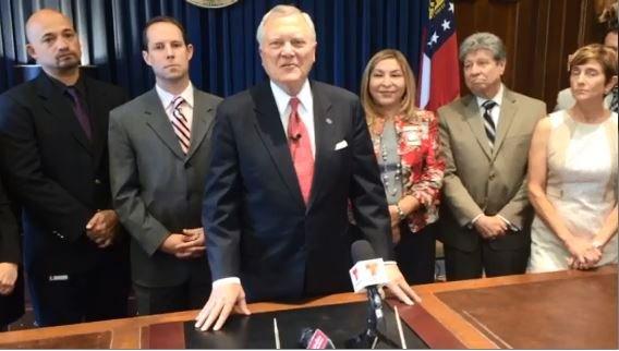 Jerry in Gov Deal office July, 2014