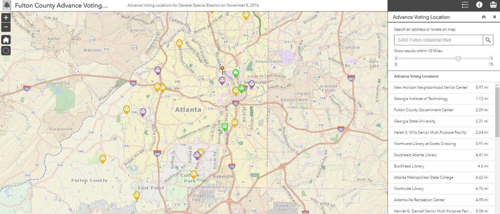 Fulton County Launches New Early Voting Website | WABE 90.1 FM