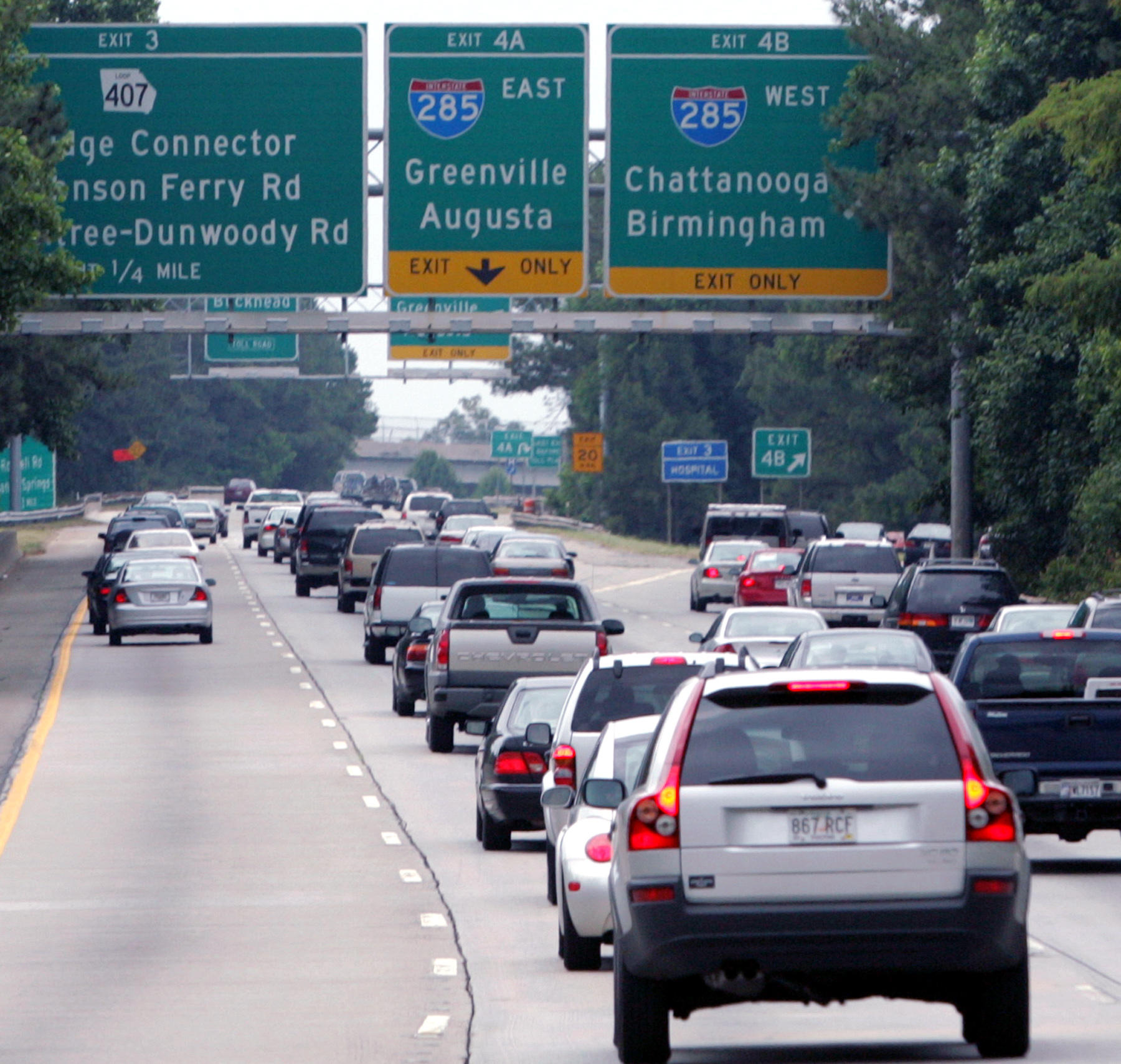 I 285 Ga 400 Interchange Overhaul To Take At Least 2 Years Wabe 901 Fm ...