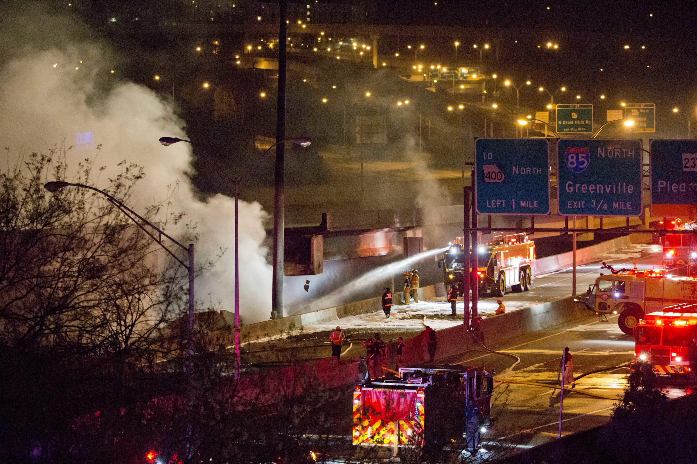 Atlanta 85 Interstate 85 Atlanta Fire – I-85 Bridge Collapse and Rebuild – KCZYL