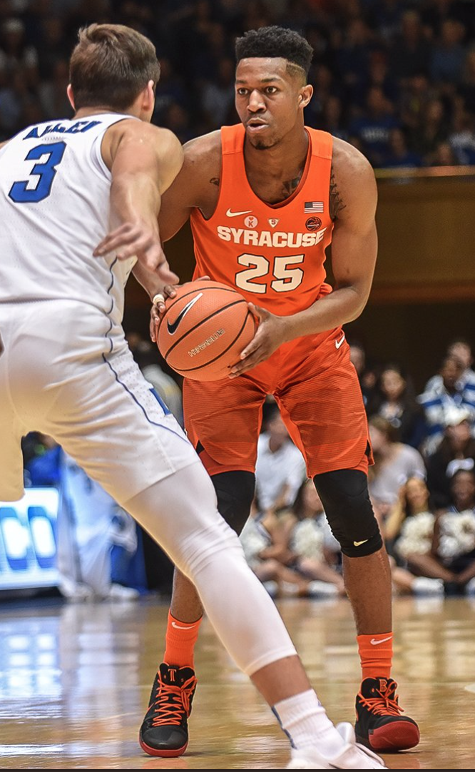 tyus battle and the orange could never find   rhythm against the