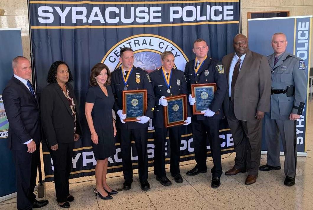 Three Members of Syracuse Police Department Honored as NYS Officers of