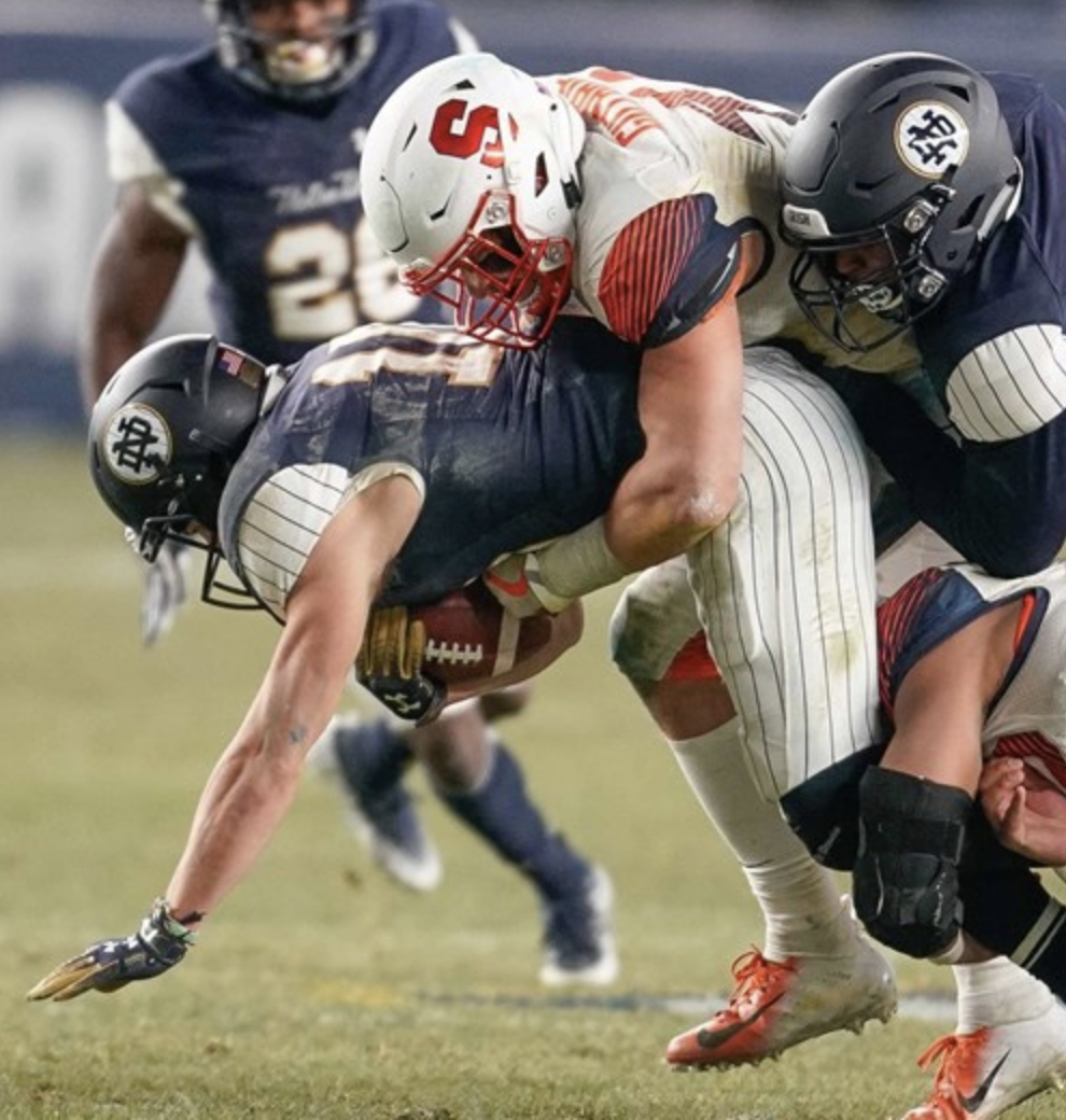 Notre Dame Dominates Syracuse 36 3 At Yankee Stadium Waer