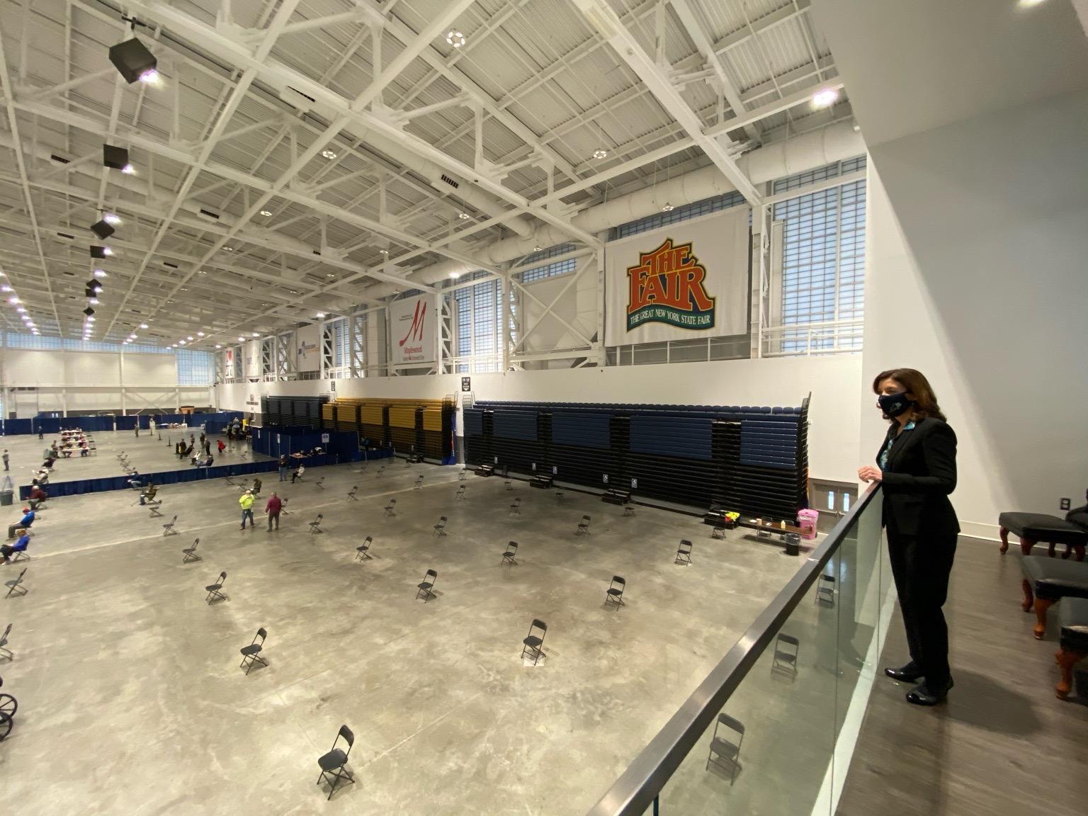 Vaccination Site Opens for CNY at NYS Fairgrounds in Syracuse WAER