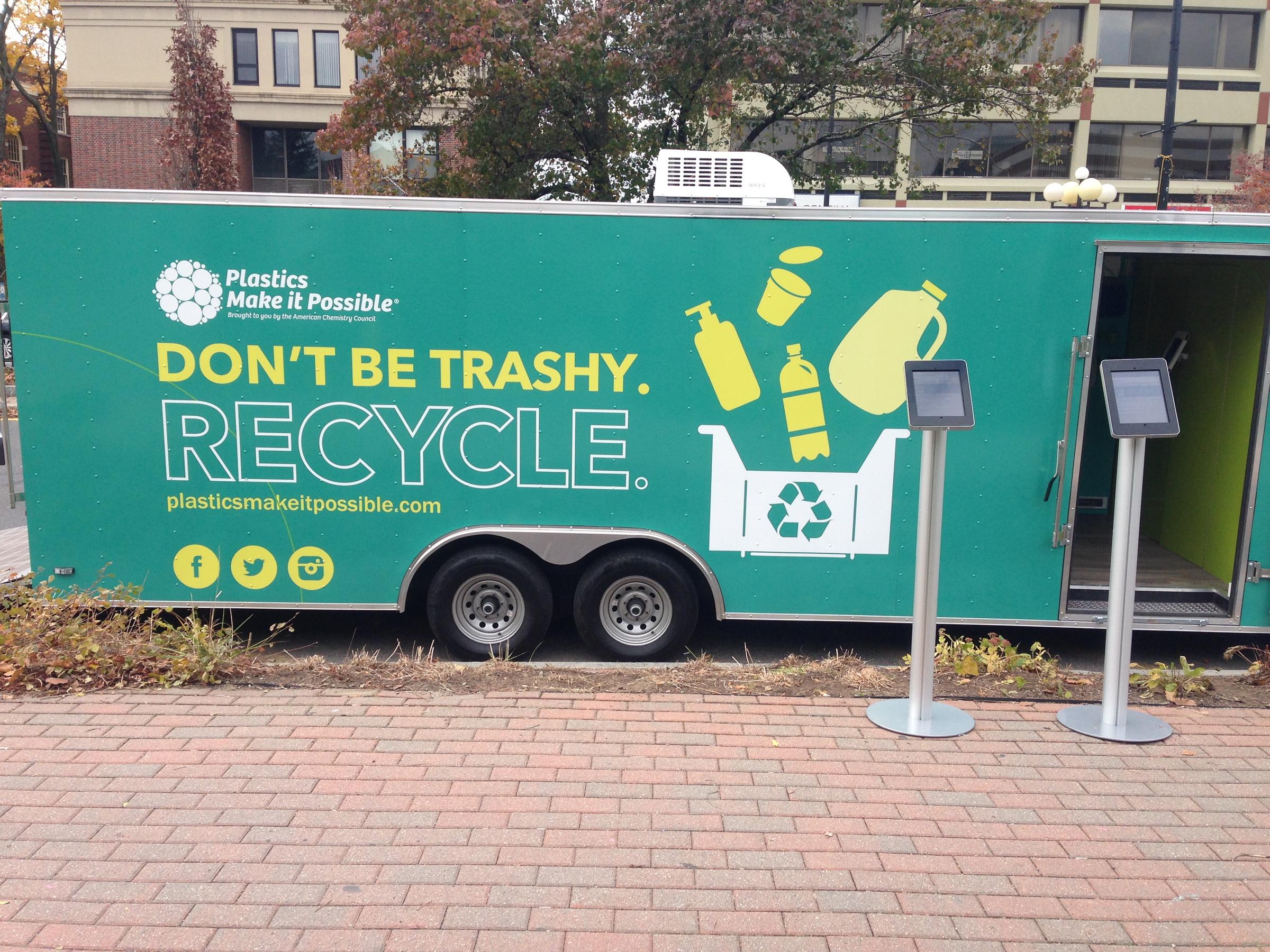 Recycling RV Traveling Northeast Ahead of America Recycles Day WAMC