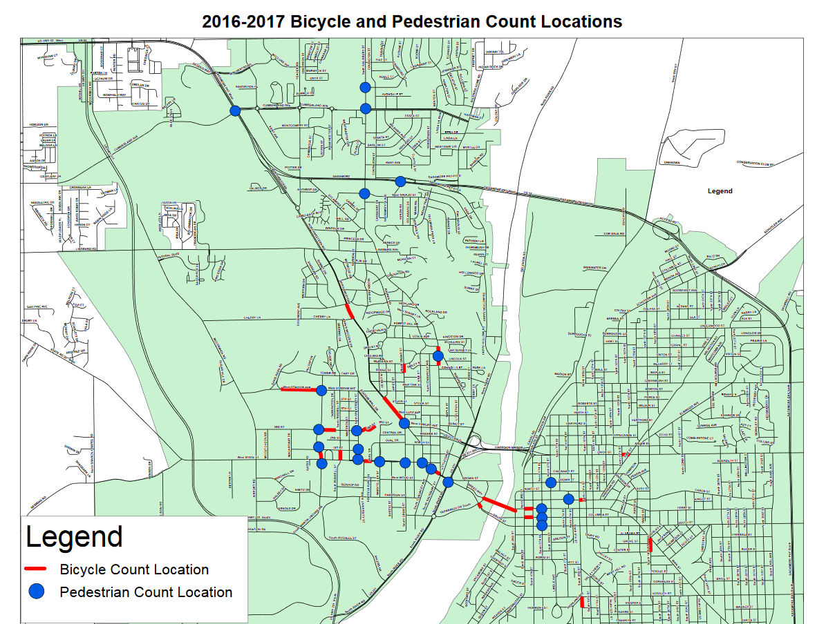 BikePed Map Adds Data To Tippecanoe County Anecdotes WBAA