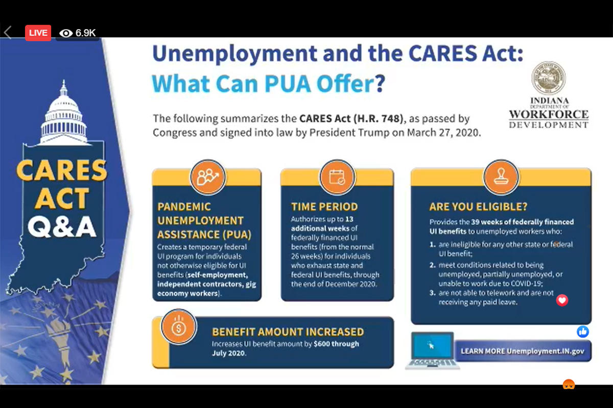 DWD Gives Update On Federal CARES Act Unemployment Insurance Benefits