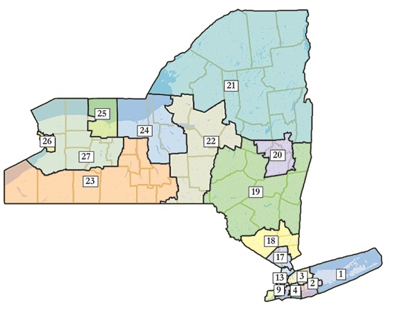 New Congressional districts approved in New York | WBFO